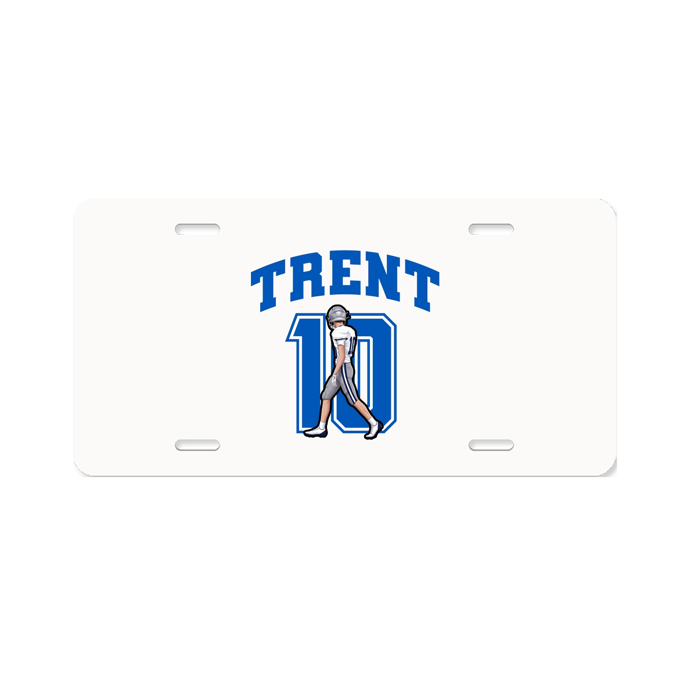 License Plate — Number in Classic
