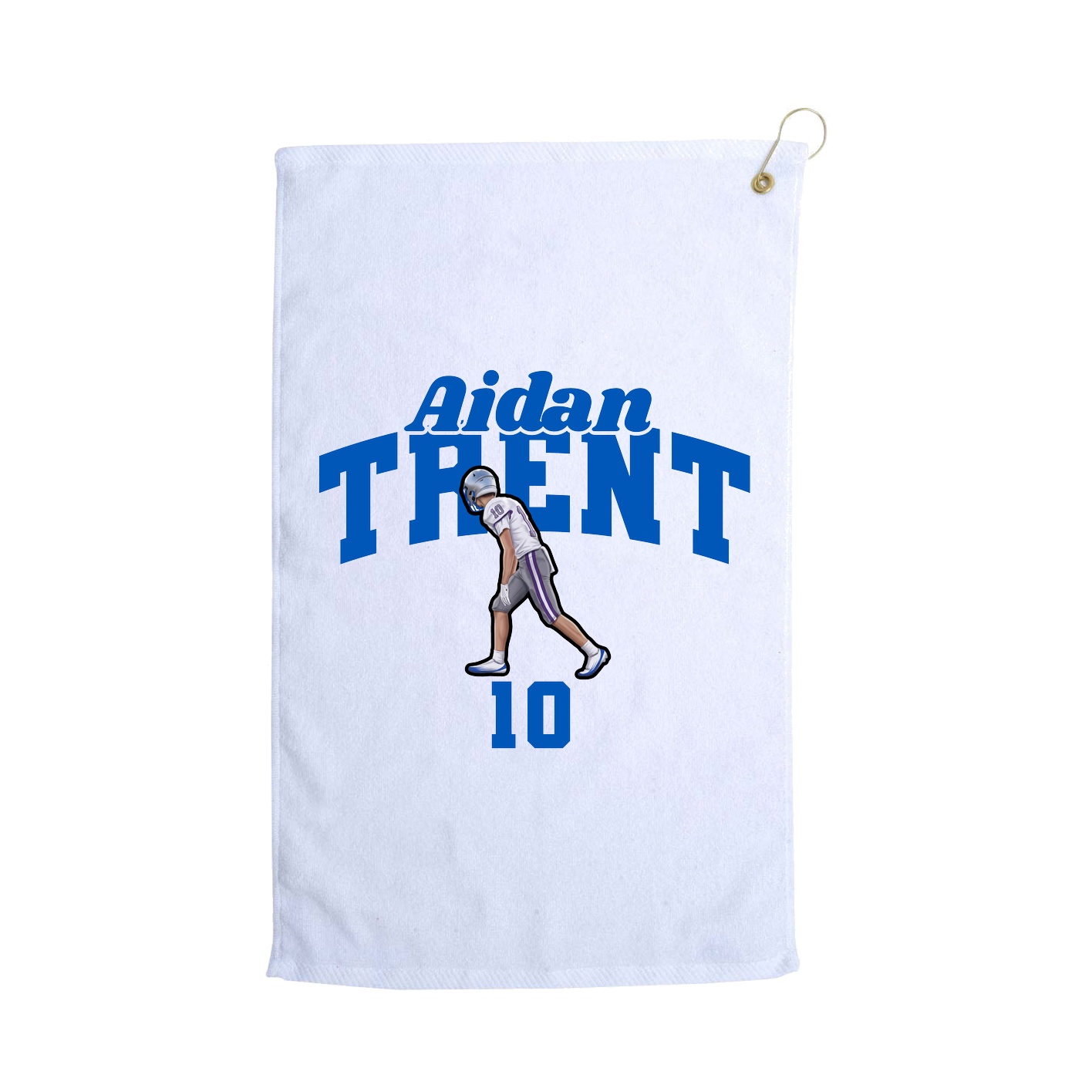 Golf Towel — Signature Arch in White