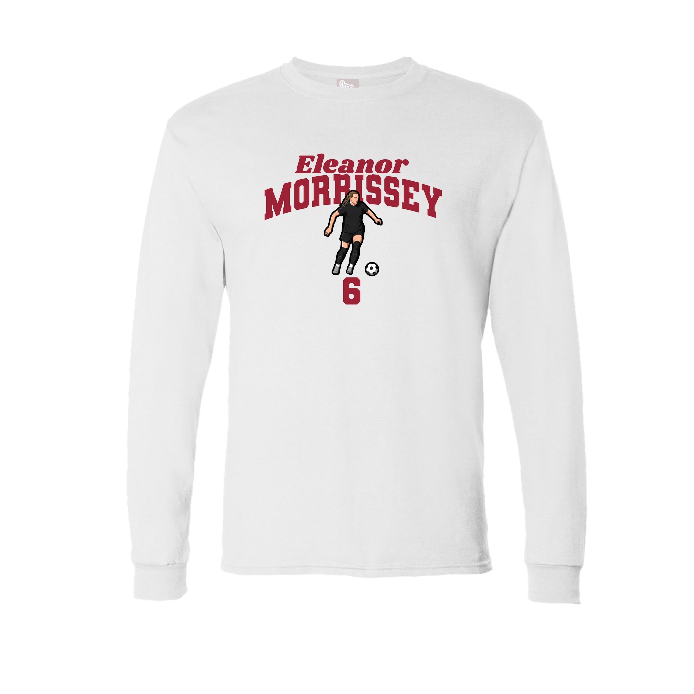 Long Sleeve Tee — Signature Arch in White
