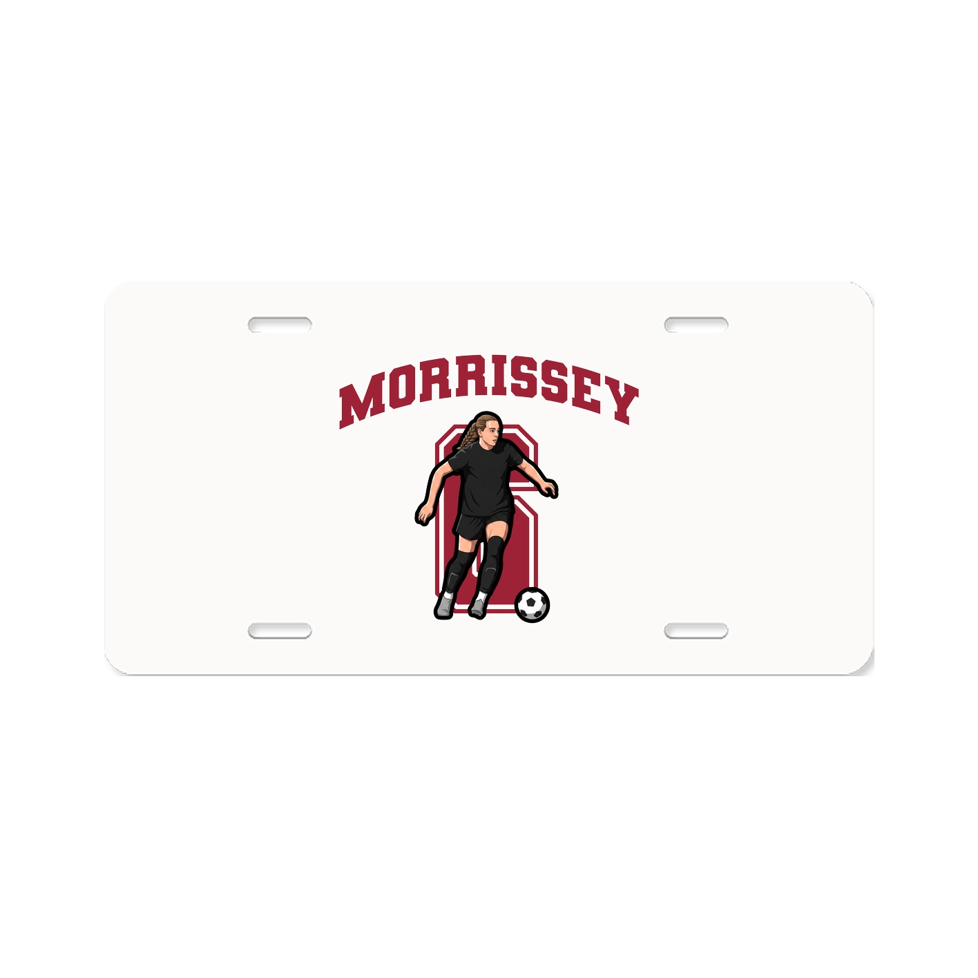 License Plate — Number in Classic