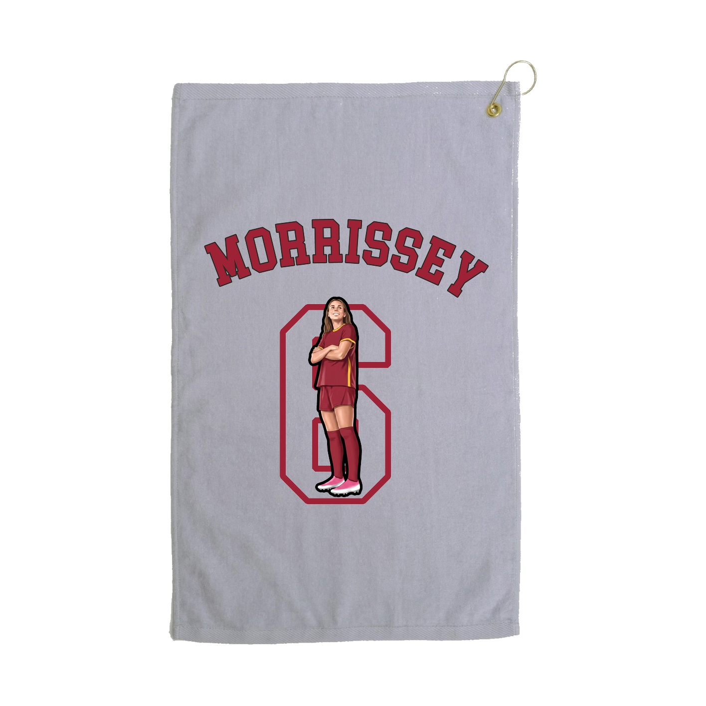 Golf Towel — Shirsey Arch in Grey