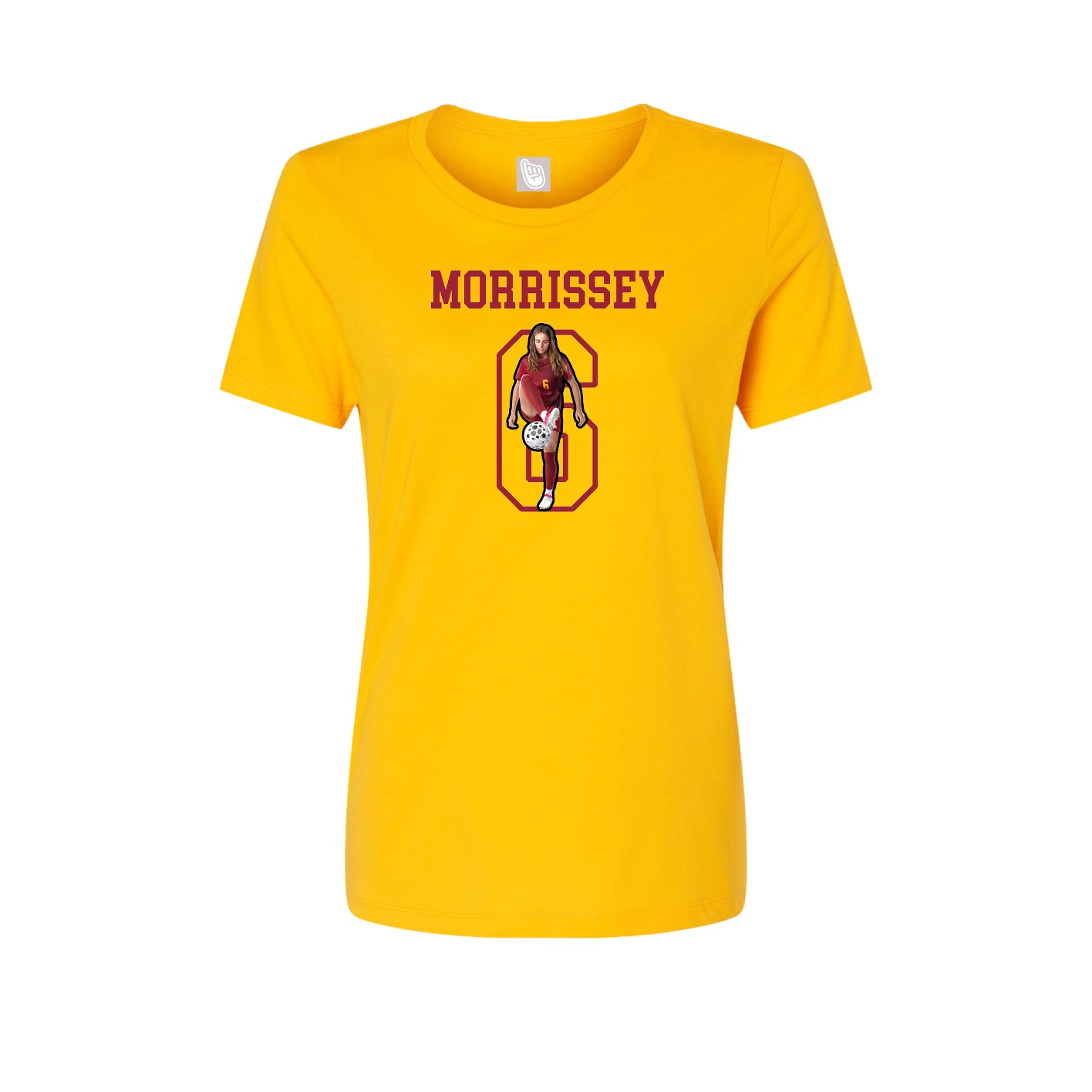 Fitted Women's Tee — Shirsey in Gold