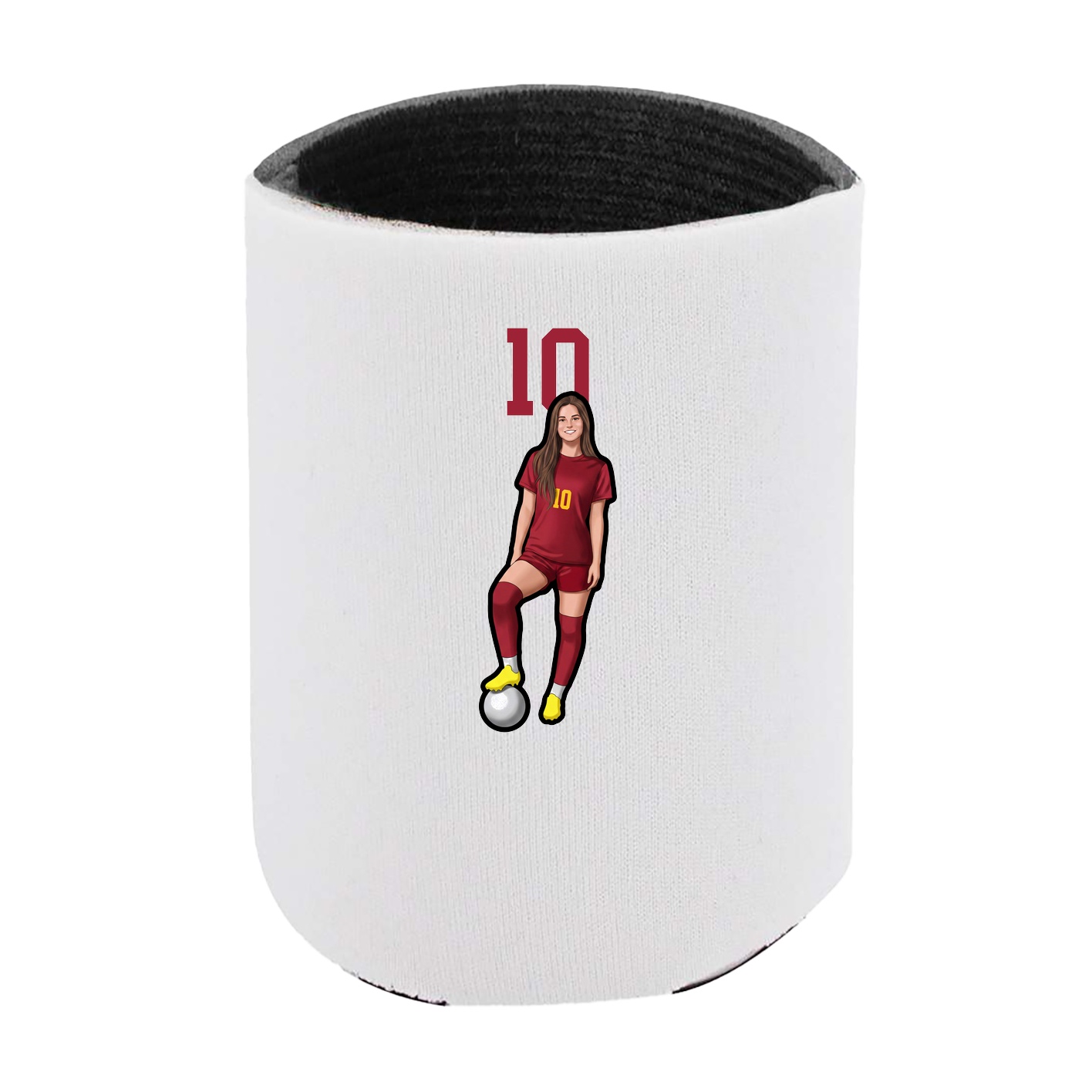 Can Holder — Number Top in White