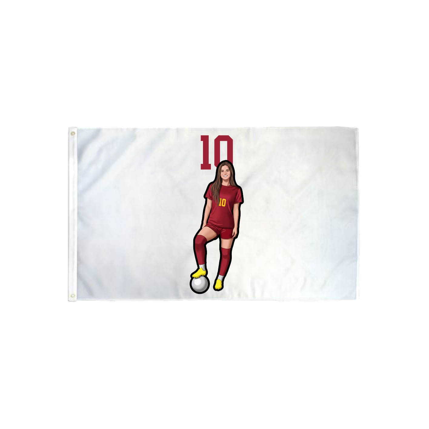 3x5 Flag — Number Top in Classic