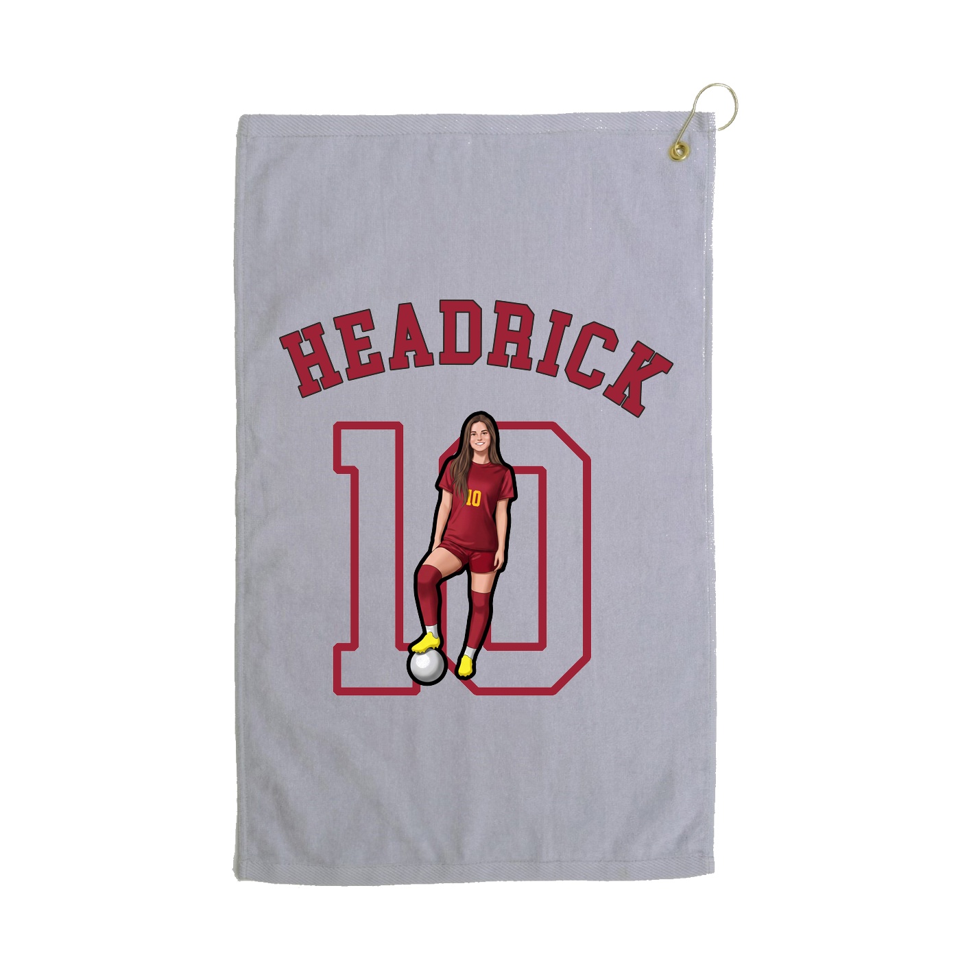 Golf Towel — Shirsey Arch in Grey
