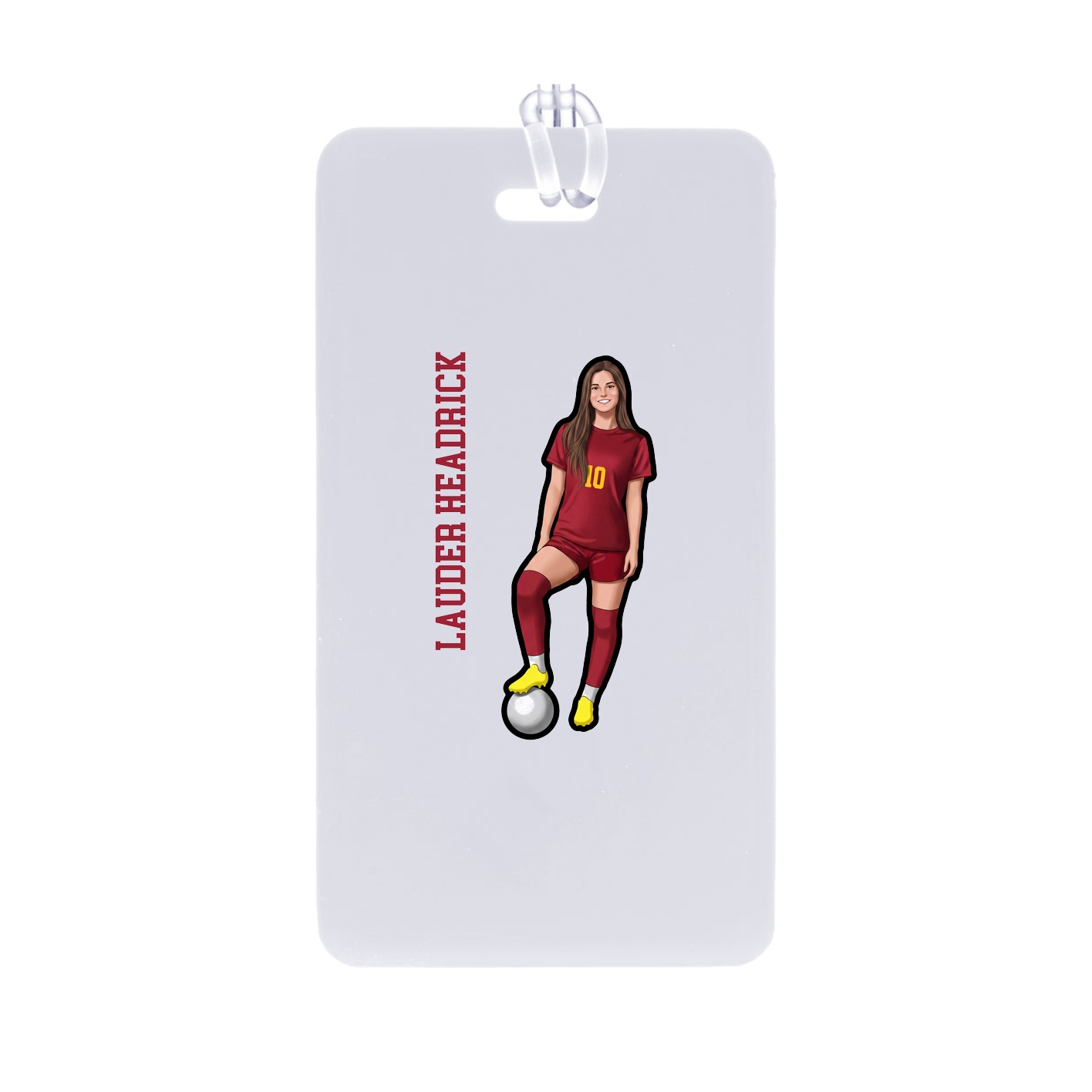 Bag Tag — Name Vertical in Classic