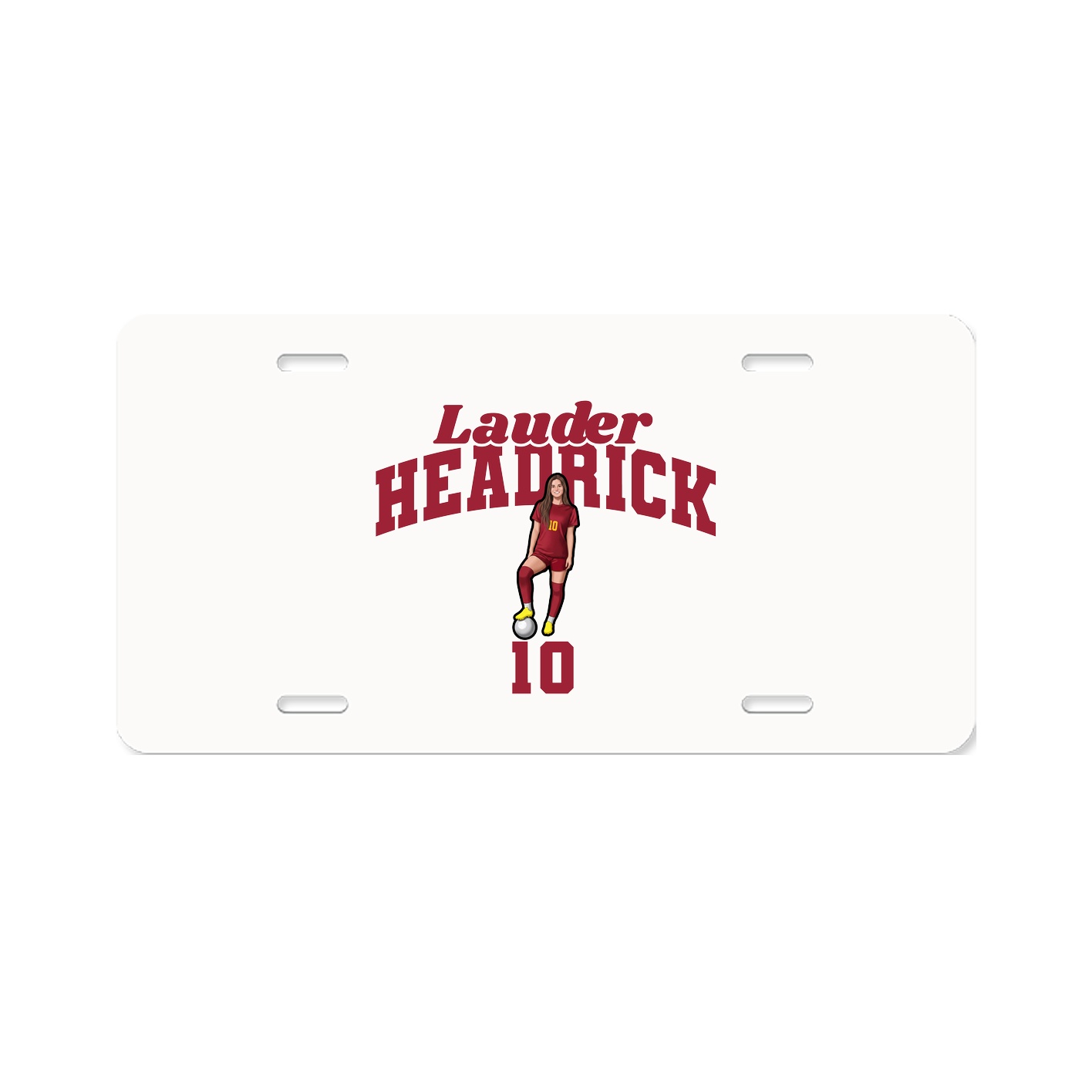 License Plate — Signature Arch in Classic