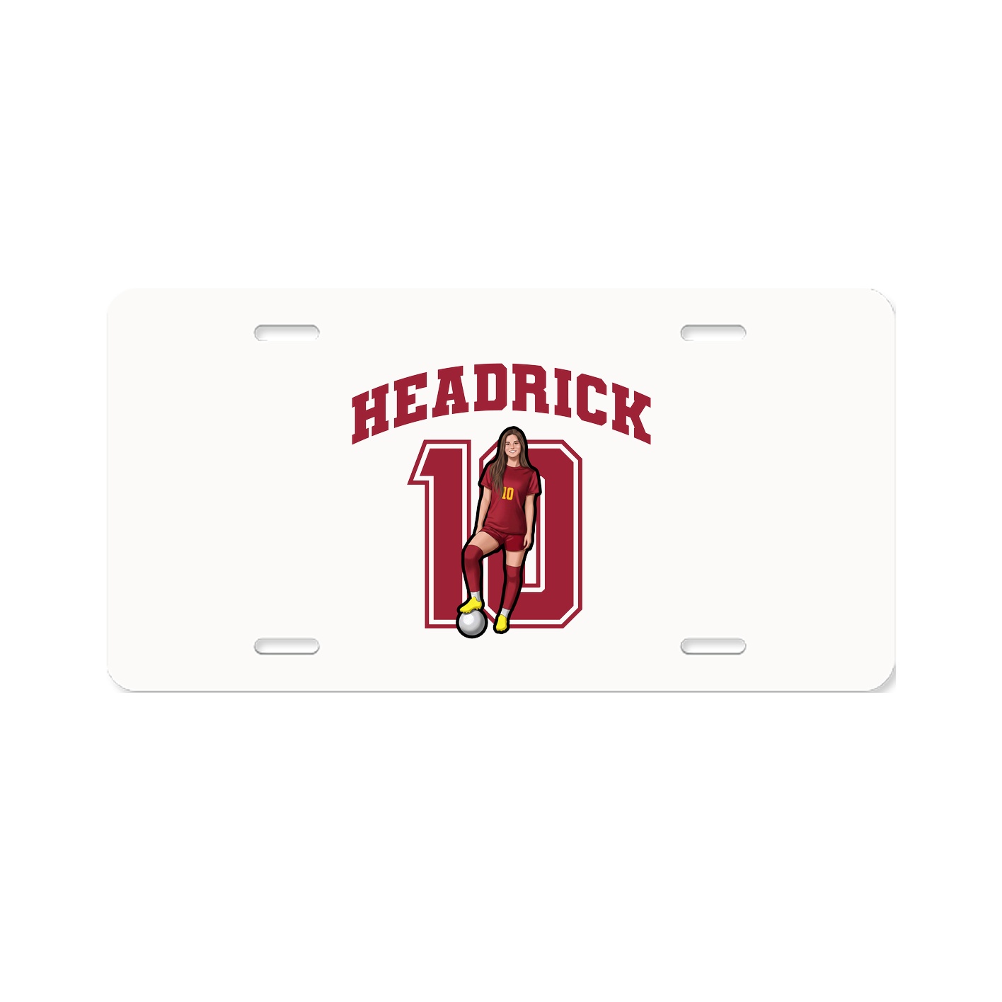 License Plate — Number in Classic