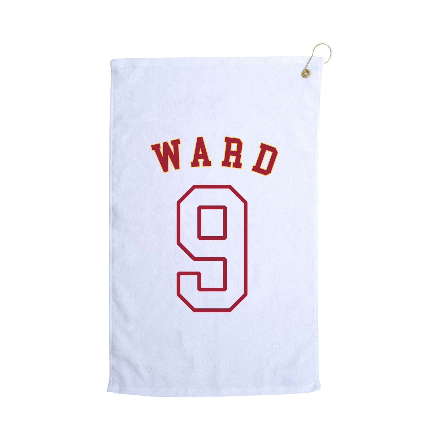 Golf Towel — Shirsey Arch in White
