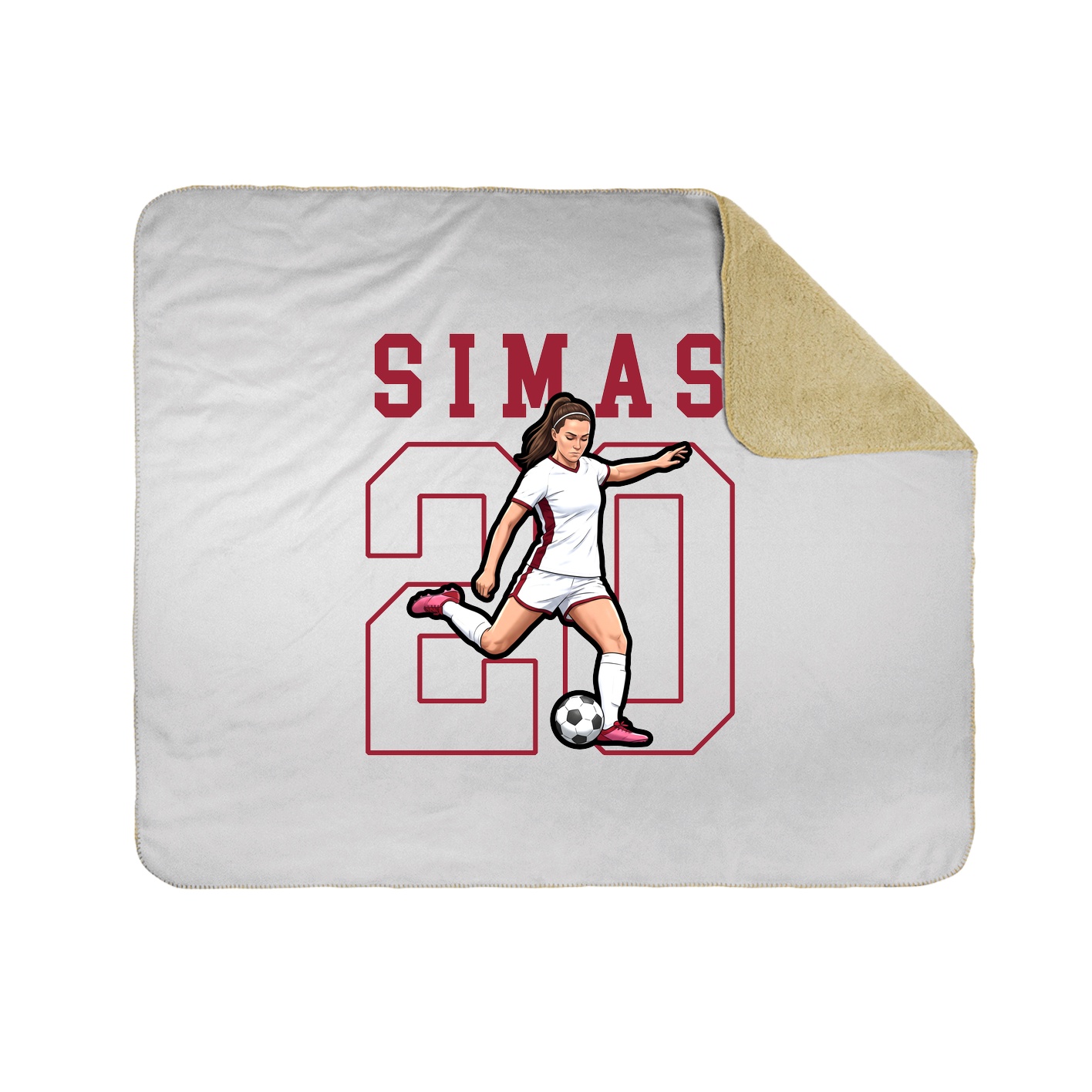 Throw Blanket — Shirsey in White