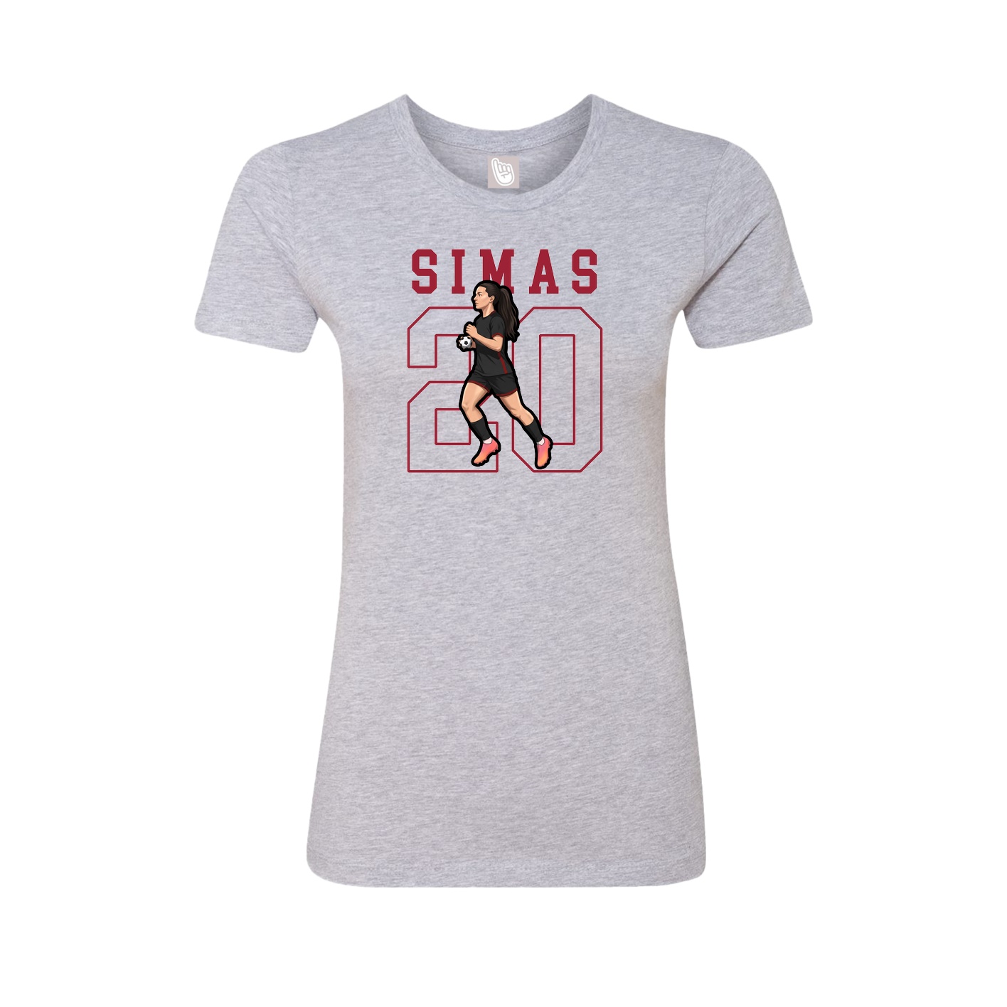 Fitted Women's Tee — Shirsey in Grey