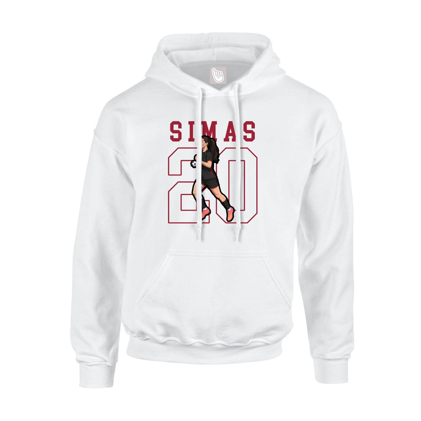 Youth Hoodie — Shirsey in White