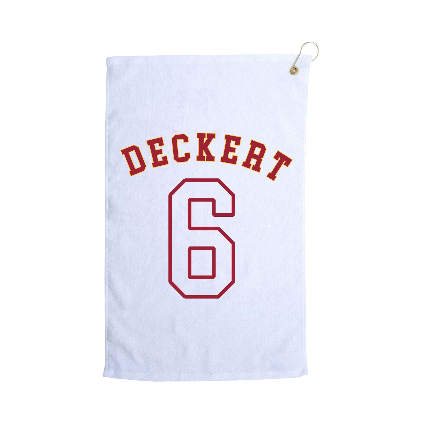 Golf Towel — Shirsey Arch in White