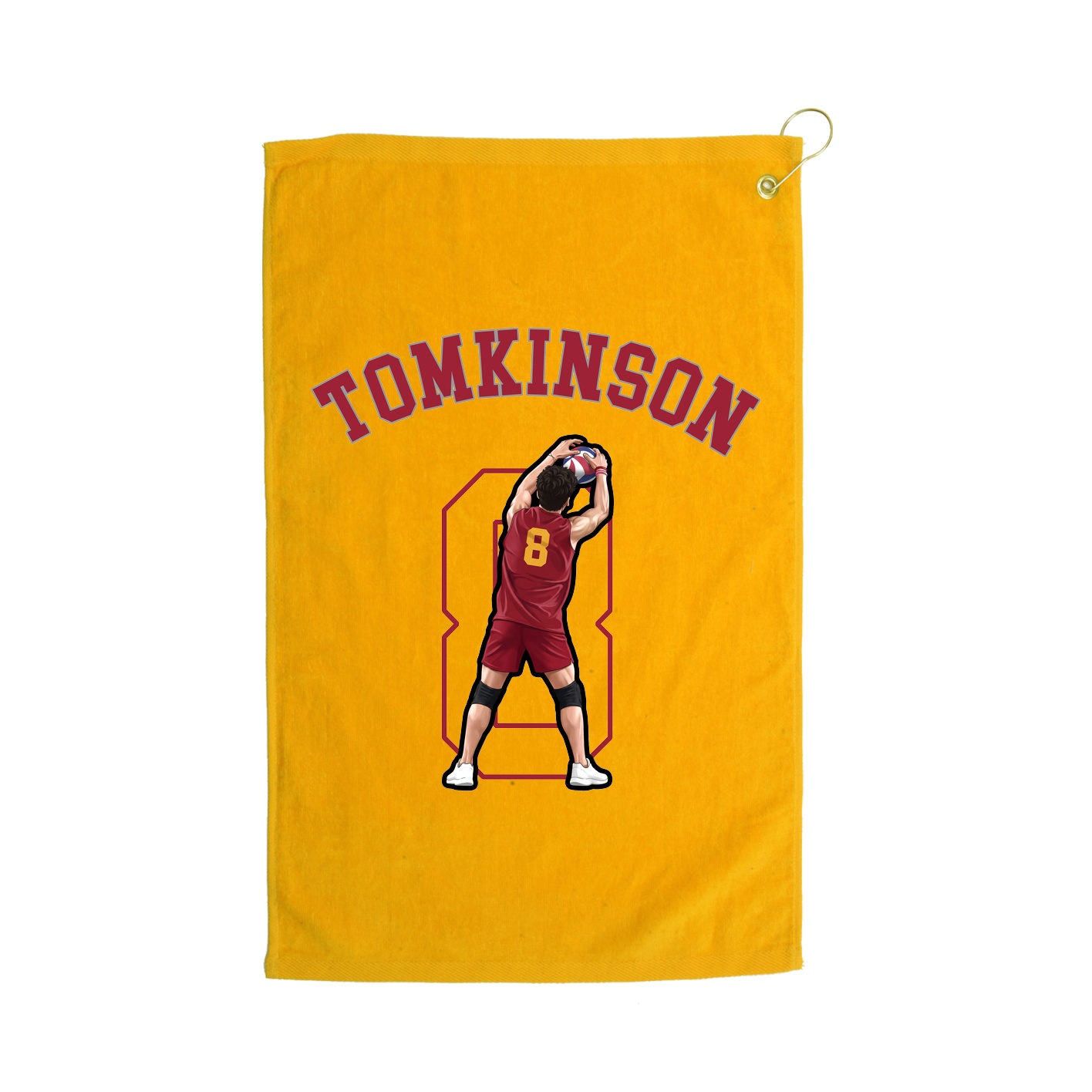 Golf Towel — Shirsey Arch in Gold