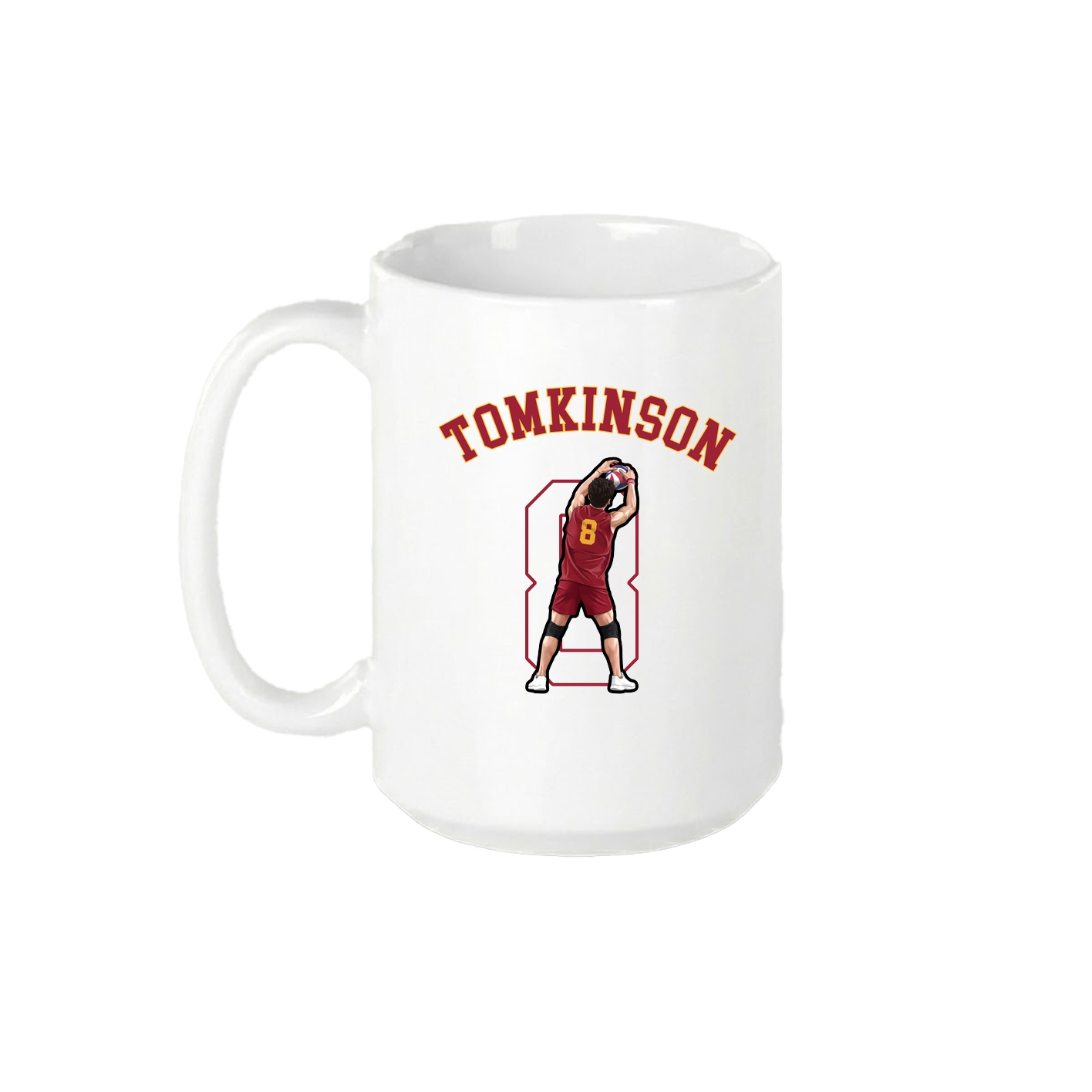 15oz Coffee Mug — Shirsey Arch in White
