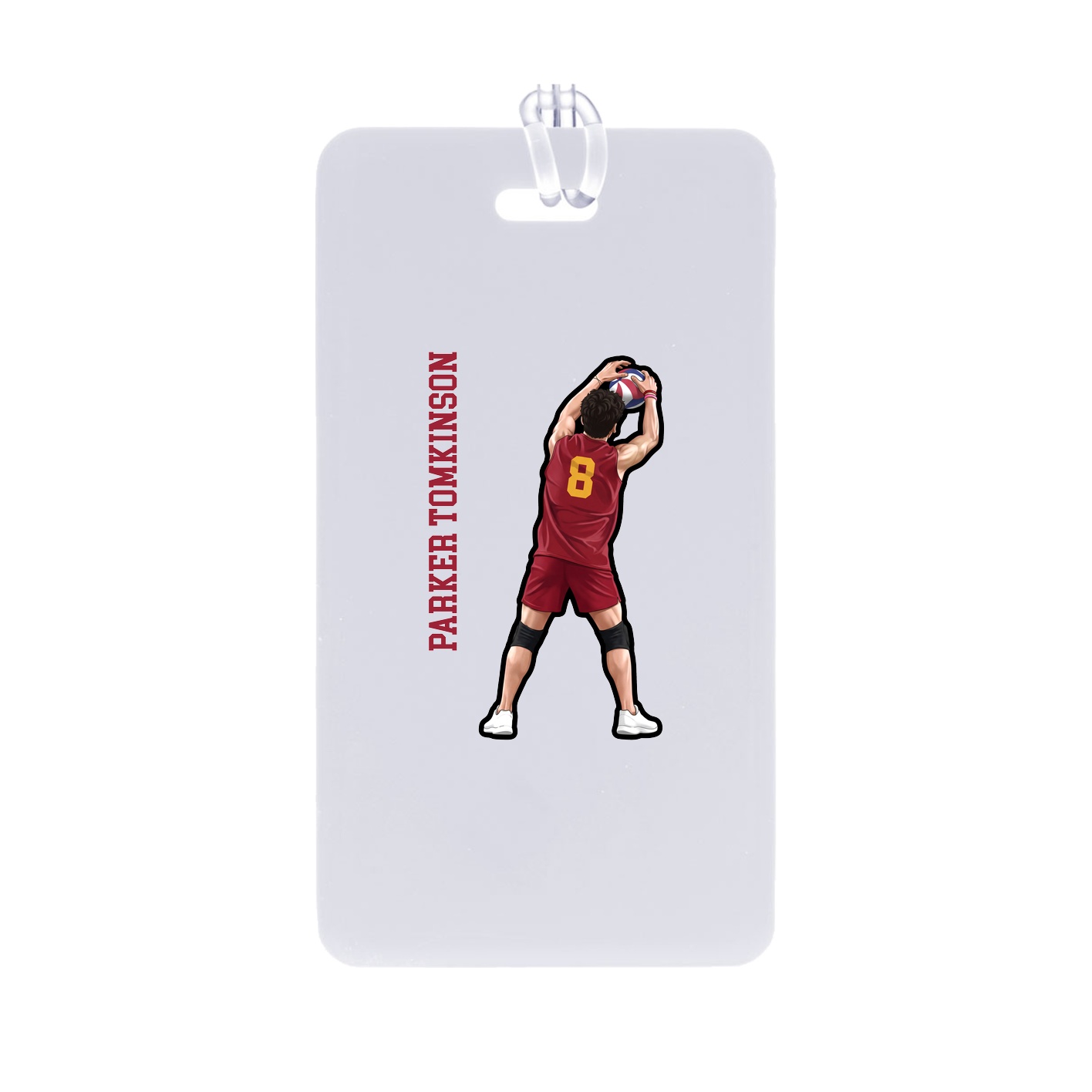 Bag Tag — Name Vertical in Classic