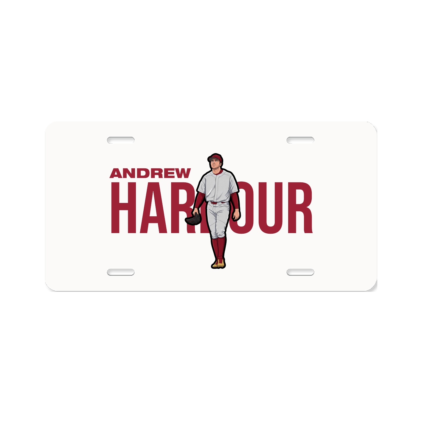 License Plate — Player Name in Classic