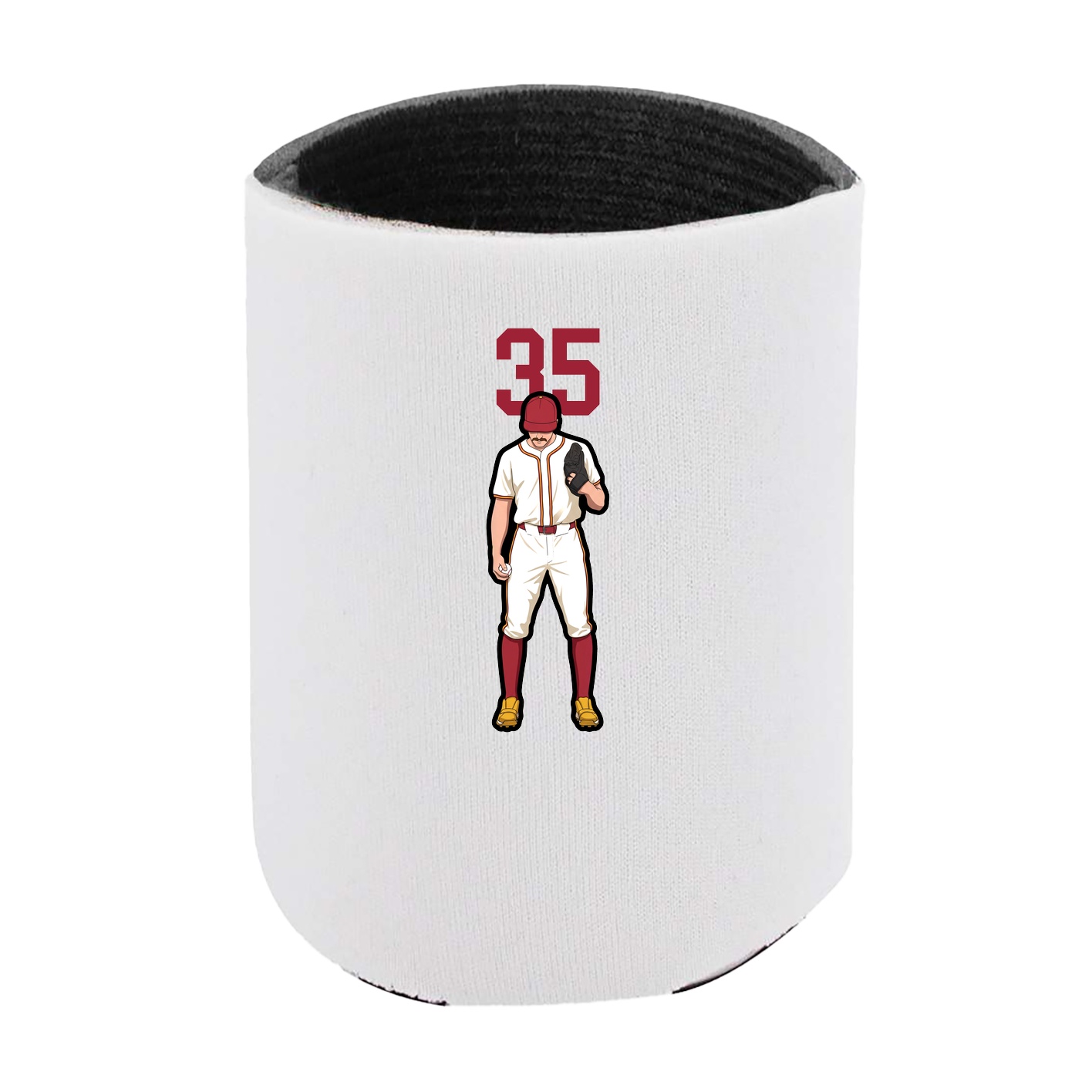 Can Holder — Number Top in White