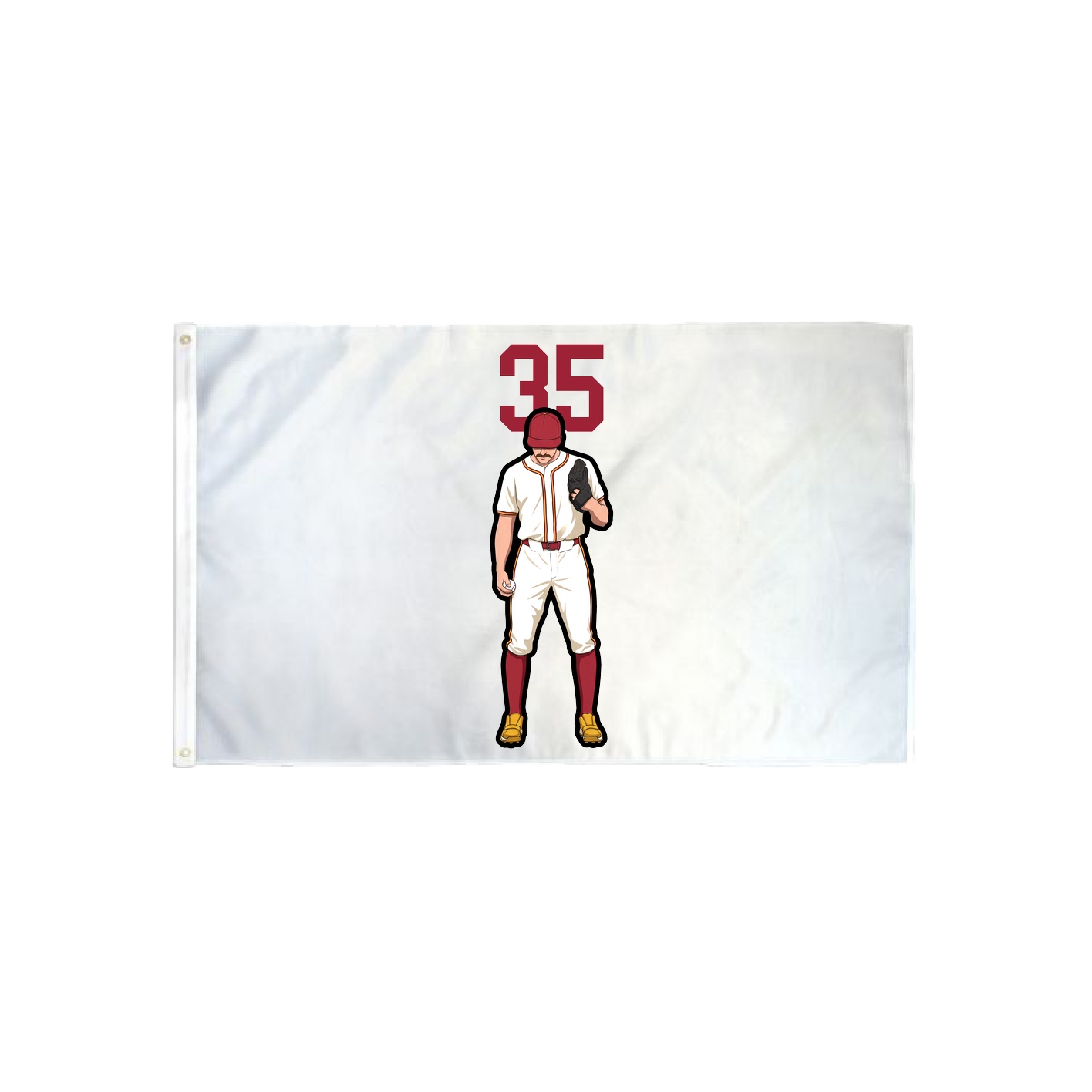 3x5 Flag — Number Top in Classic