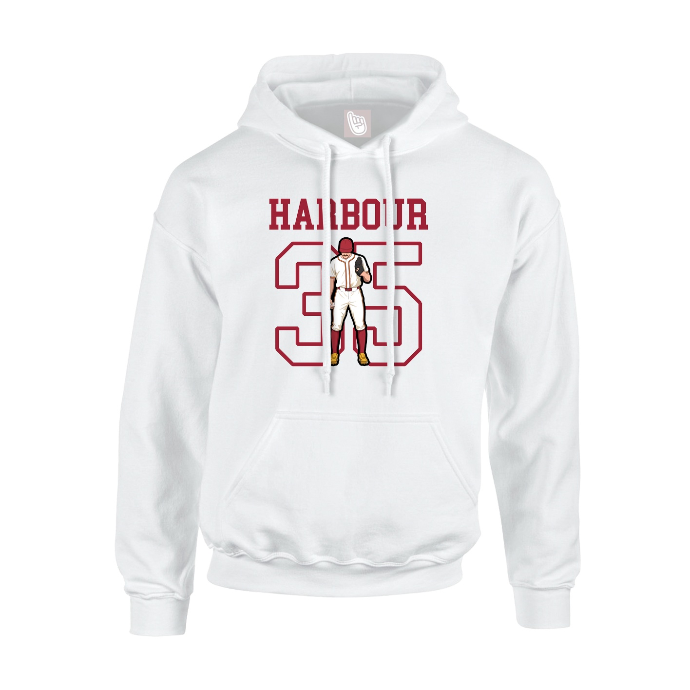 Youth Hoodie — Shirsey in White