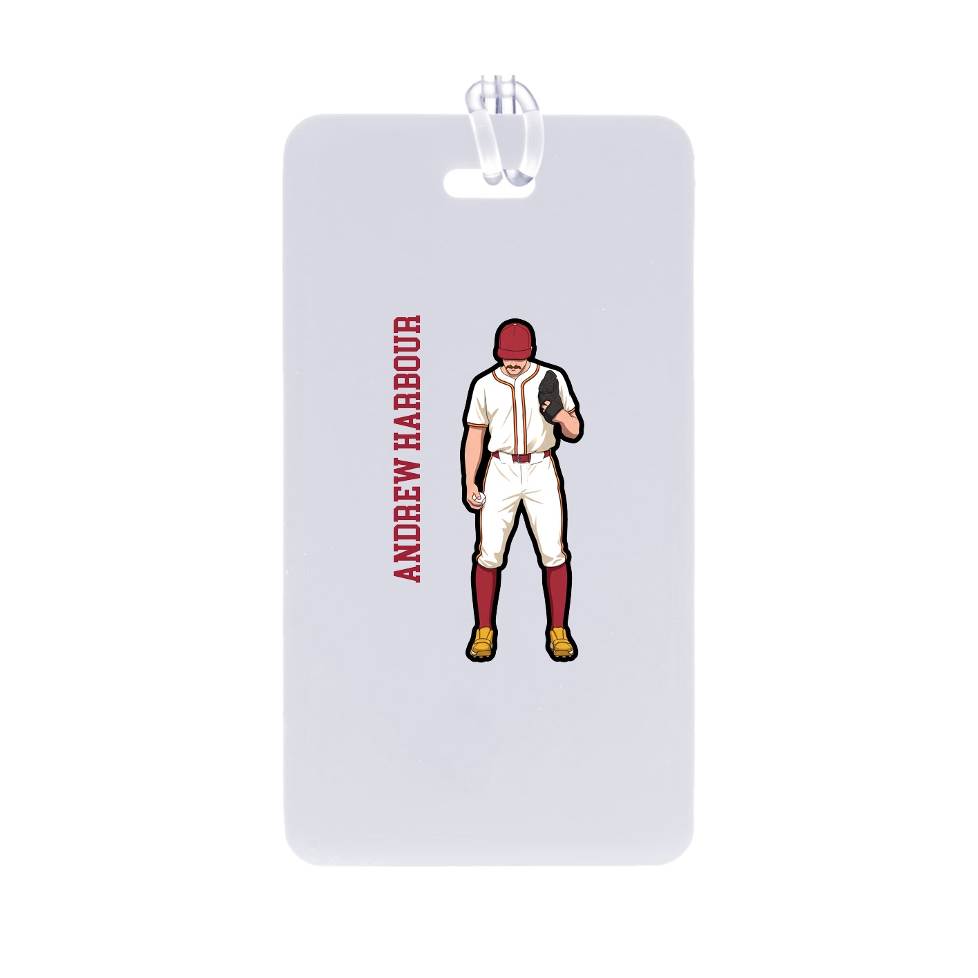 Bag Tag — Name Vertical in Classic