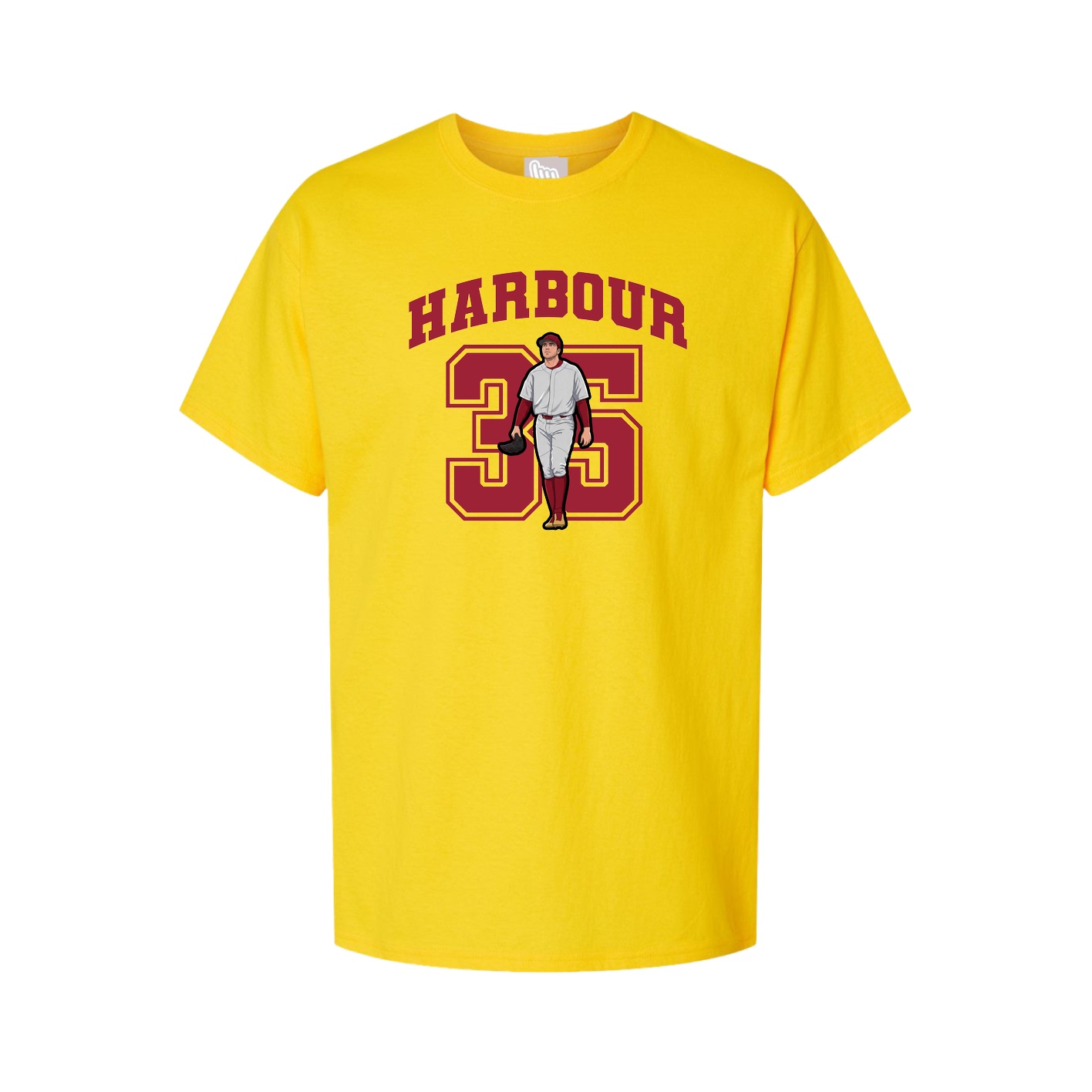 Youth Tee — Number in Gold
