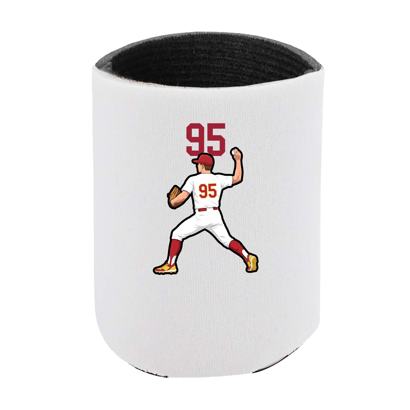 Can Holder — Number Top in White