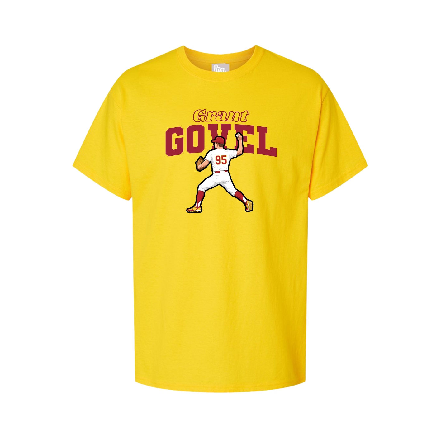 Youth Tee — Name Arch in Gold