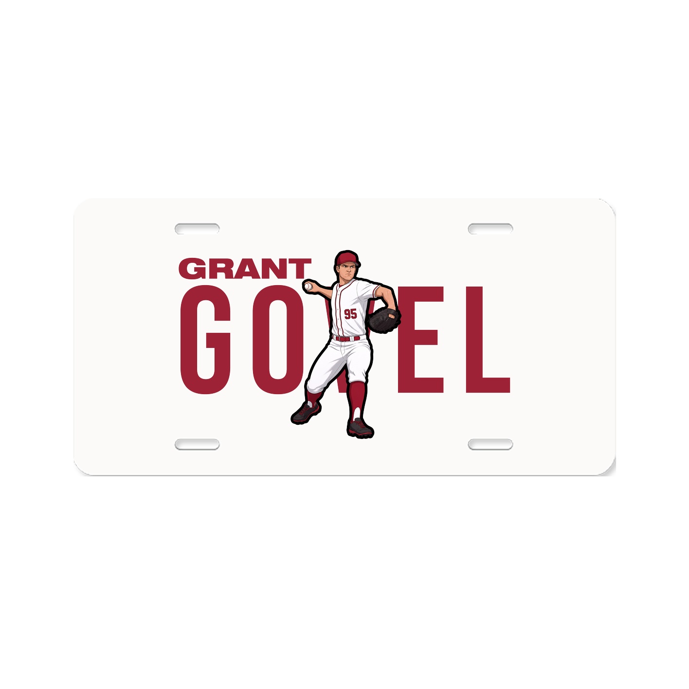 License Plate — Player Name in Classic