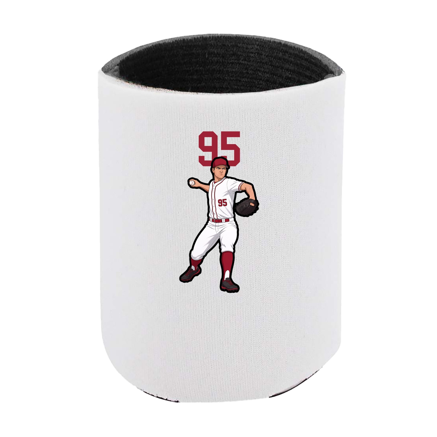 Can Holder — Number Top in White