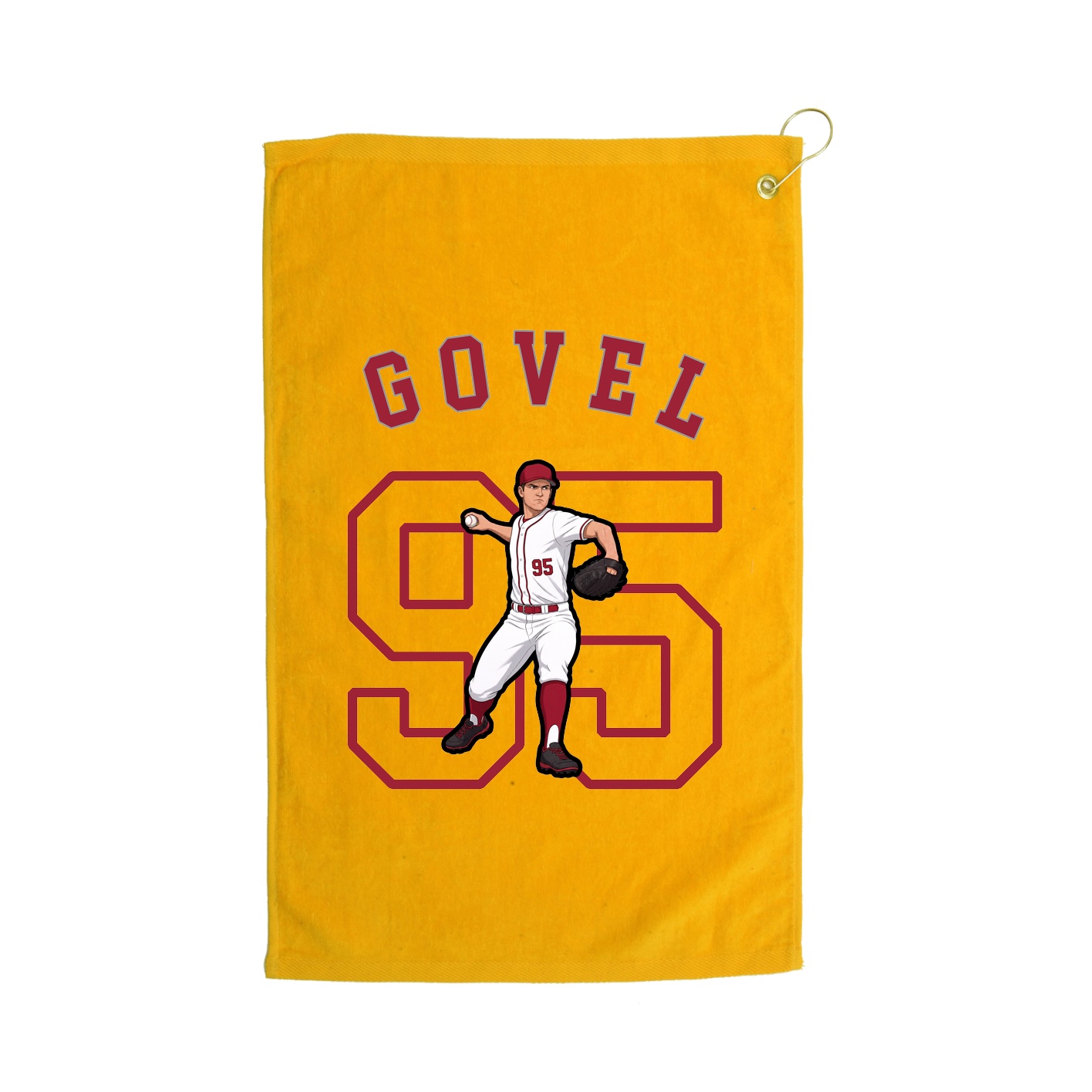 Golf Towel — Shirsey Arch in Gold