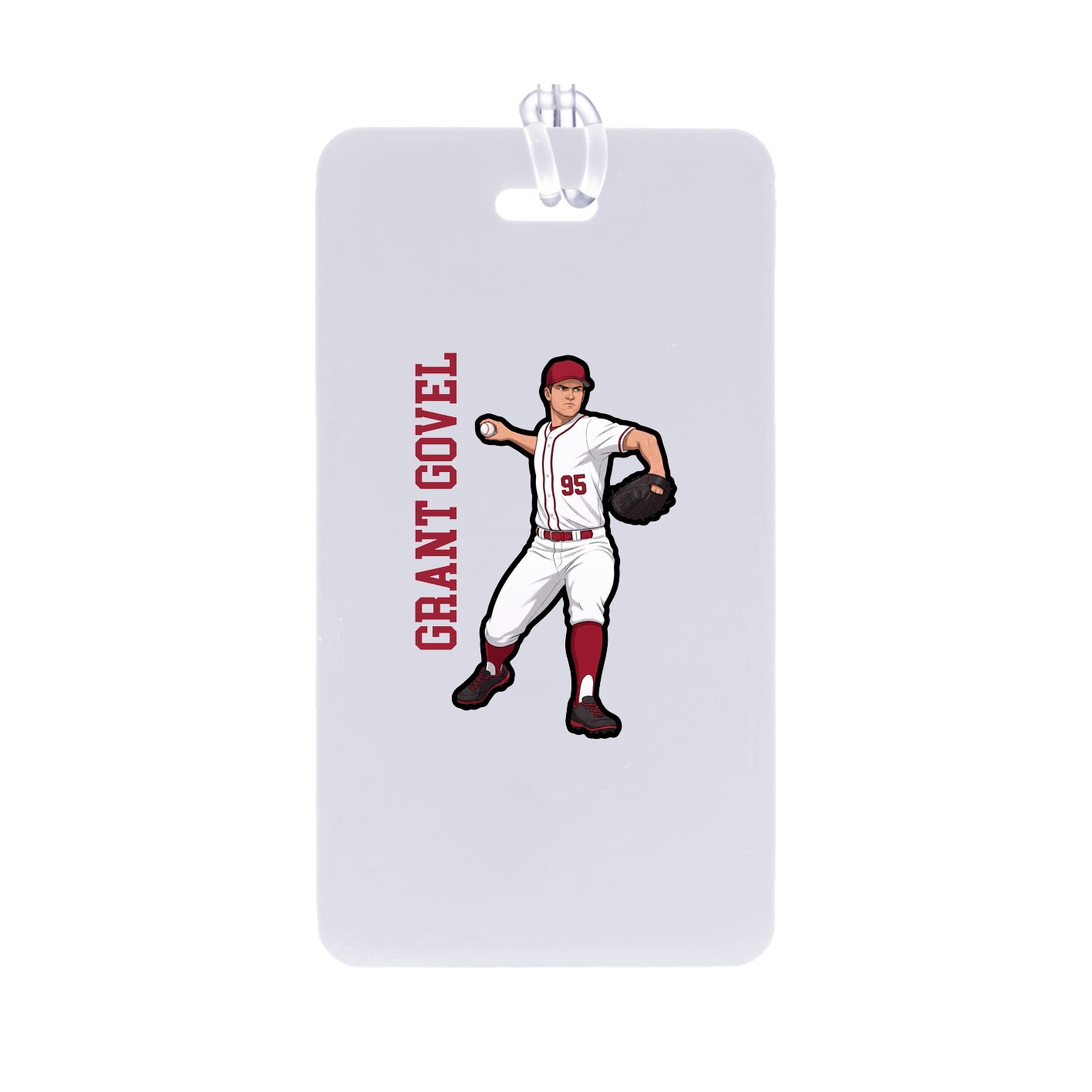 Bag Tag — Name Vertical in Classic