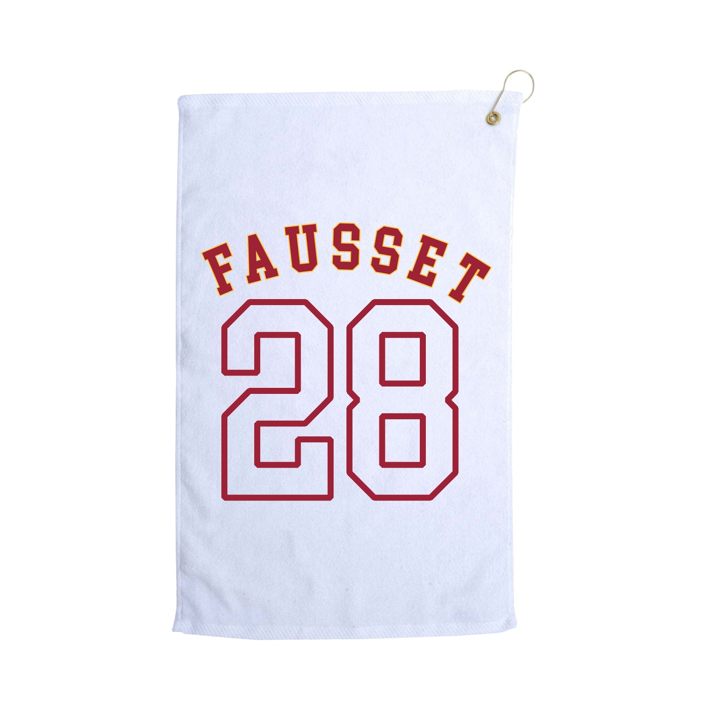 Golf Towel — Shirsey Arch in White