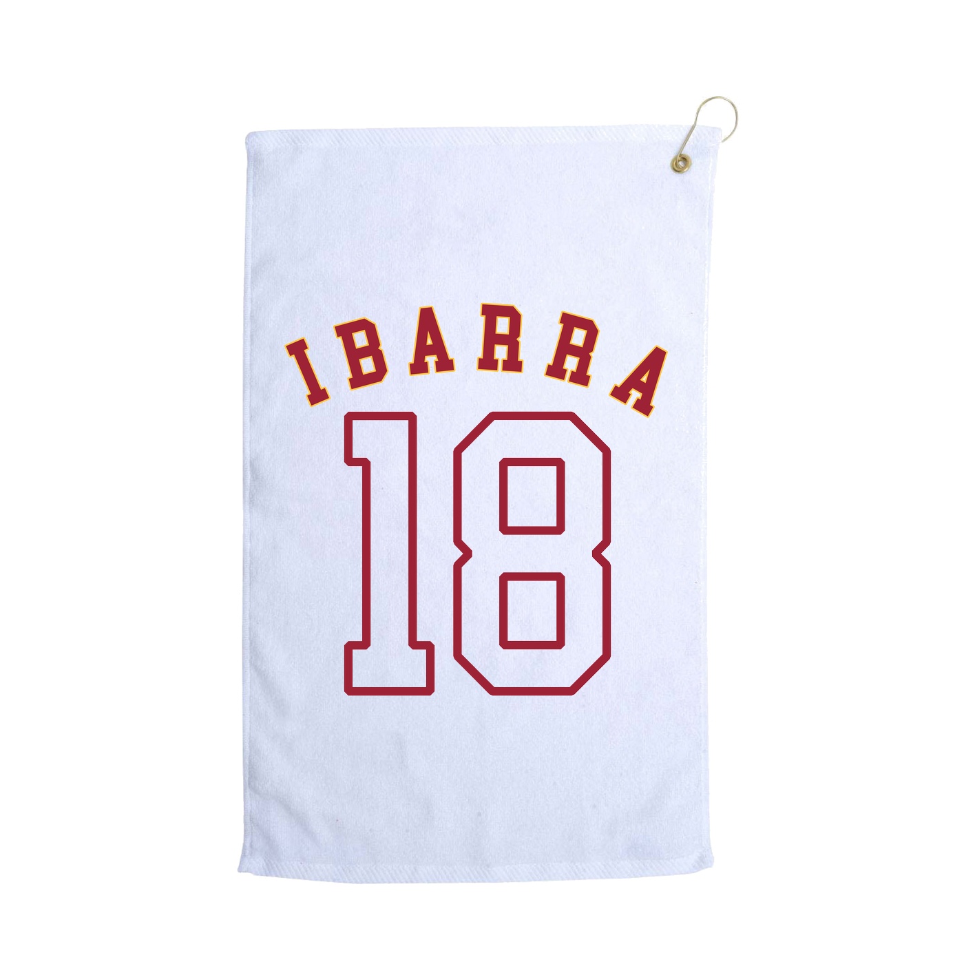 Golf Towel — Shirsey Arch in White