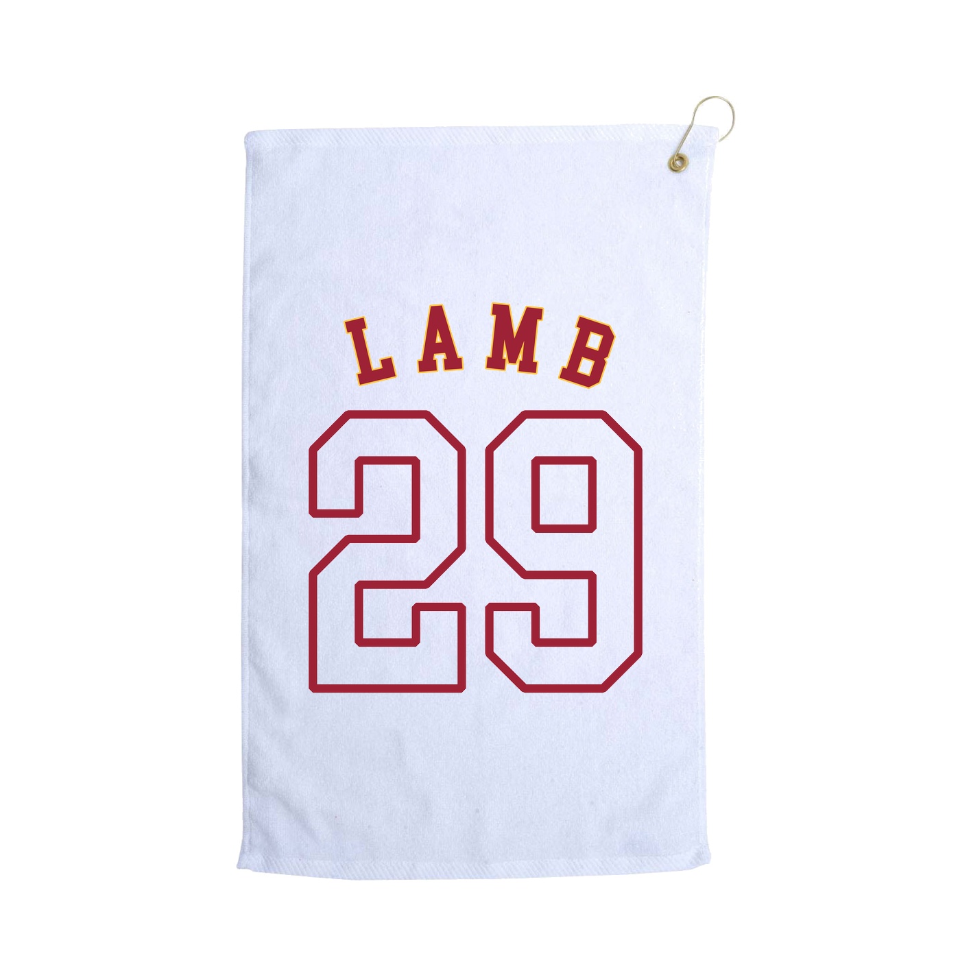 Golf Towel — Shirsey Arch in White
