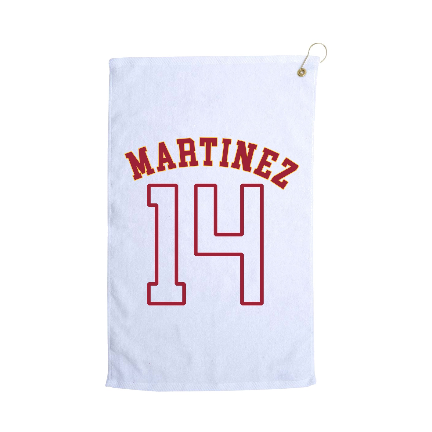 Golf Towel — Shirsey Arch in White