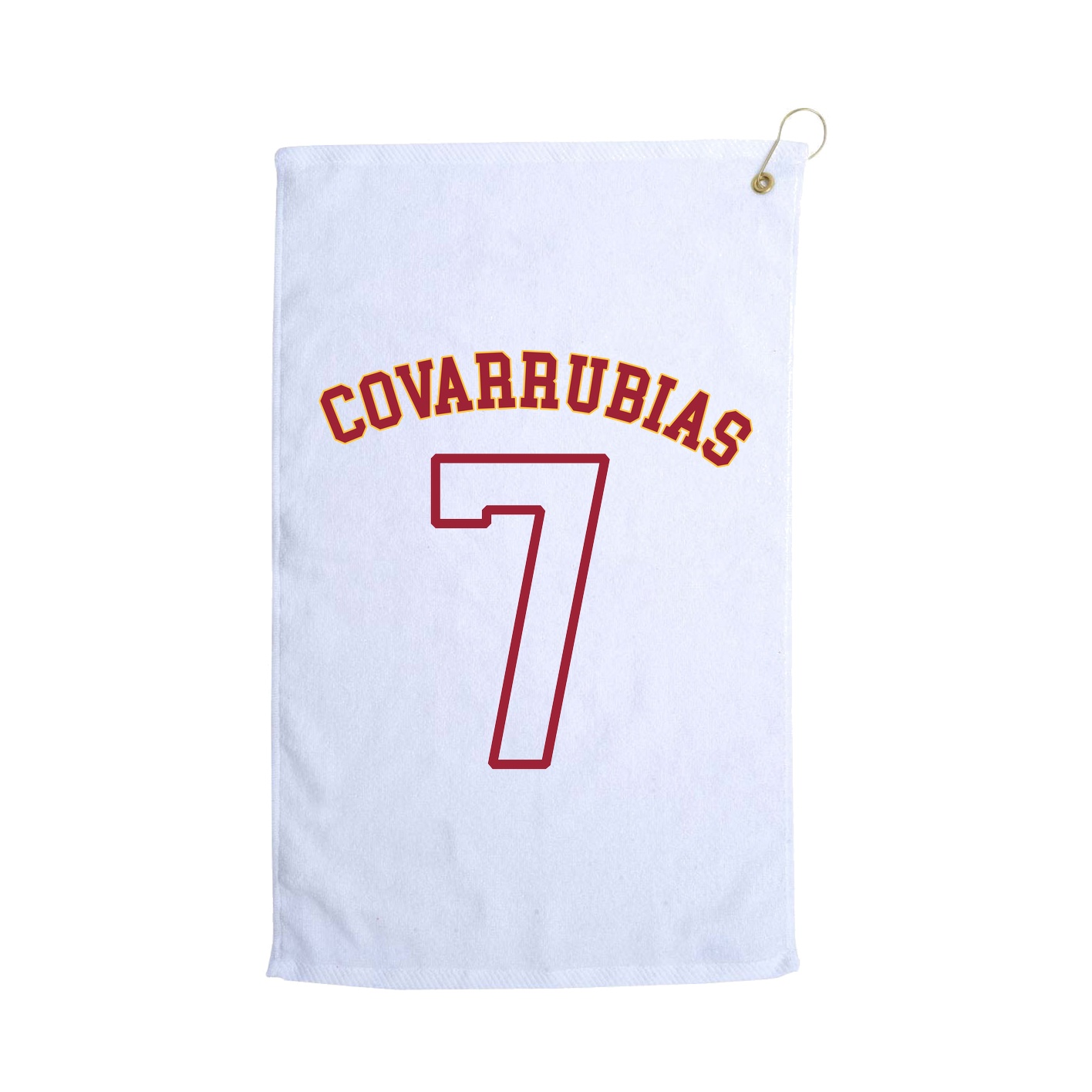 Golf Towel — Shirsey Arch in White