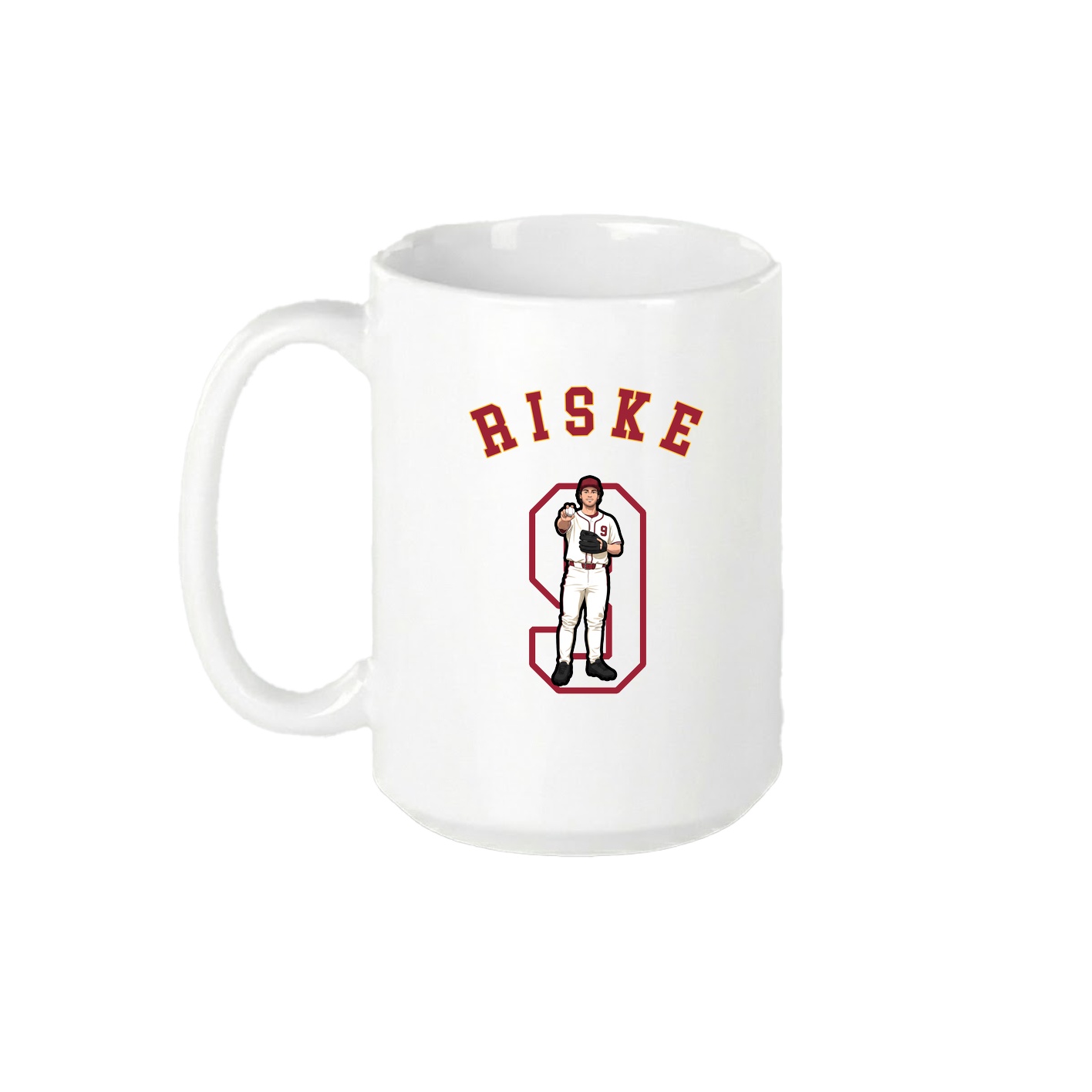 15oz Coffee Mug — Shirsey Arch in White