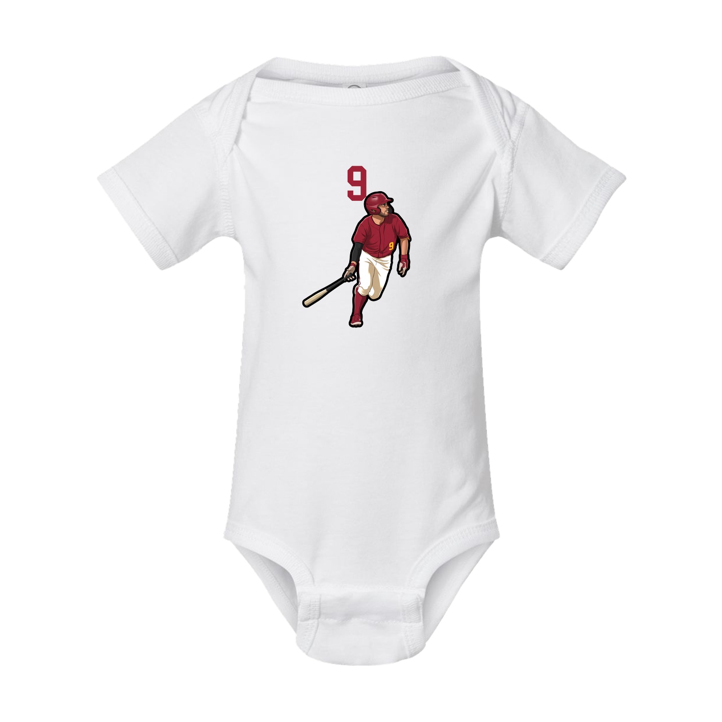 Baby Onesie — Number Top in White