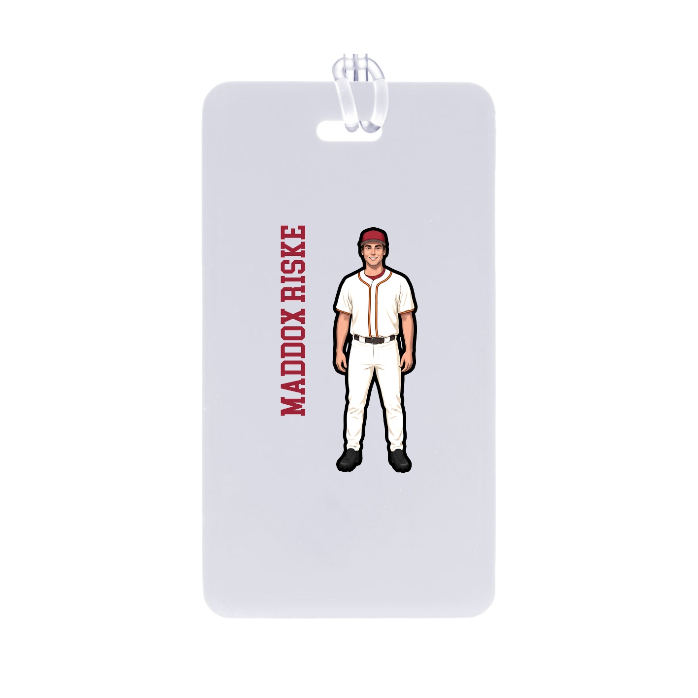 Bag Tag — Name Vertical in Classic