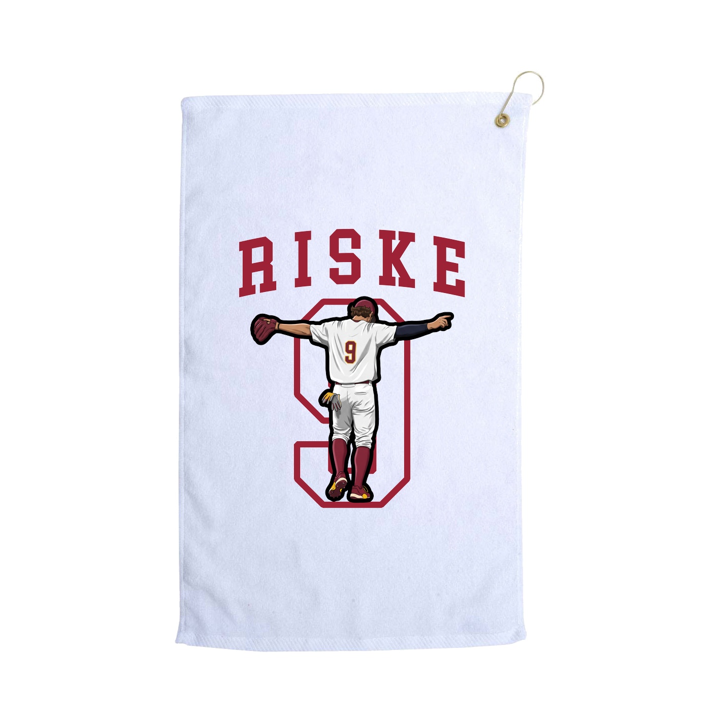 Golf Towel — Shirsey in White