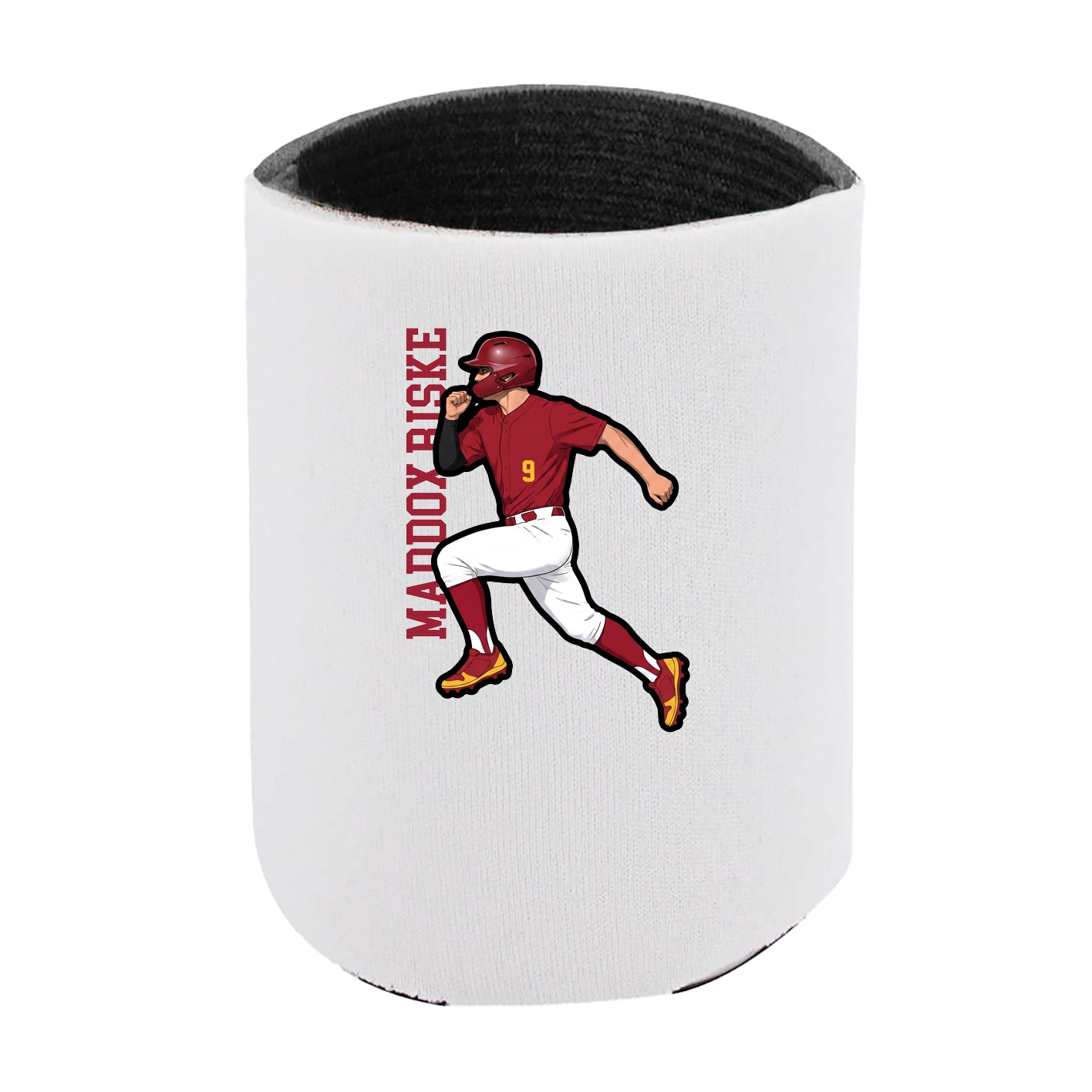 Can Holder — Name Vertical in White