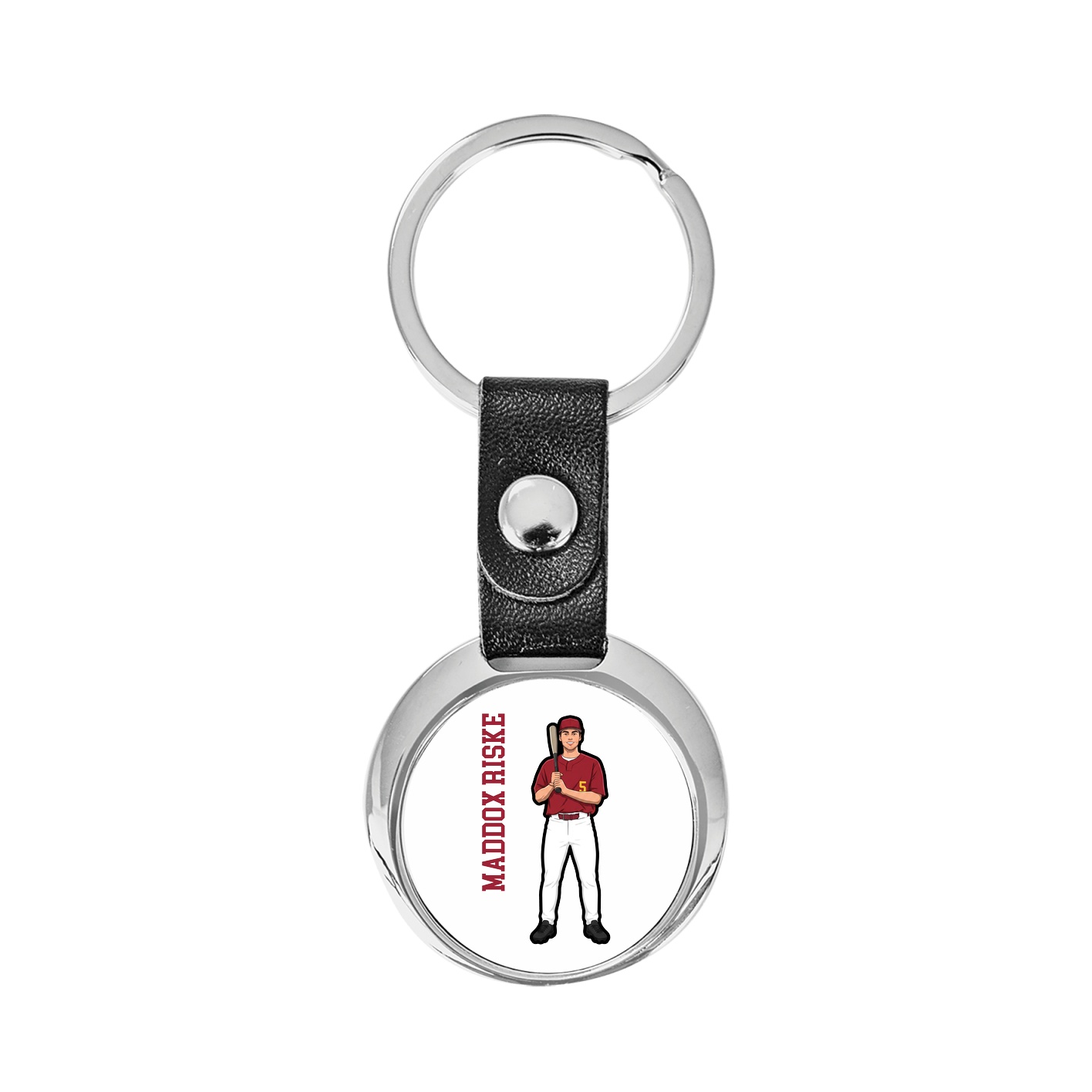 Key Chain — Name Vertical in Classic