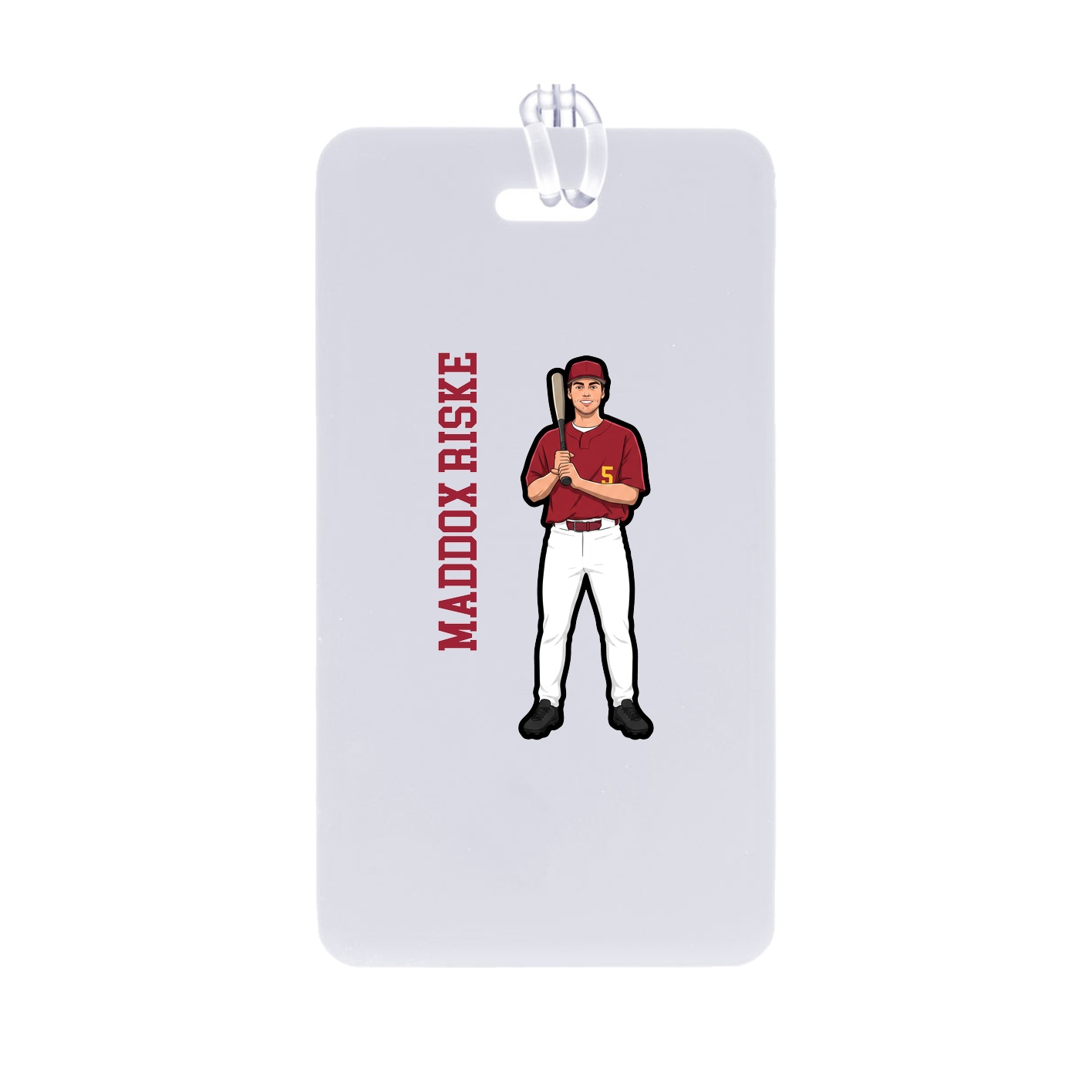 Bag Tag — Name Vertical in Classic