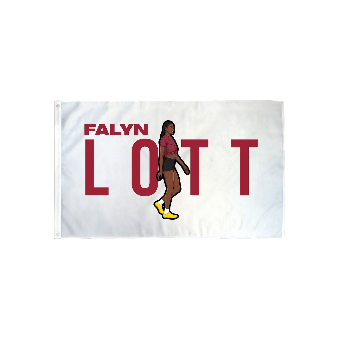 3x5 Flag — Player Name in Classic