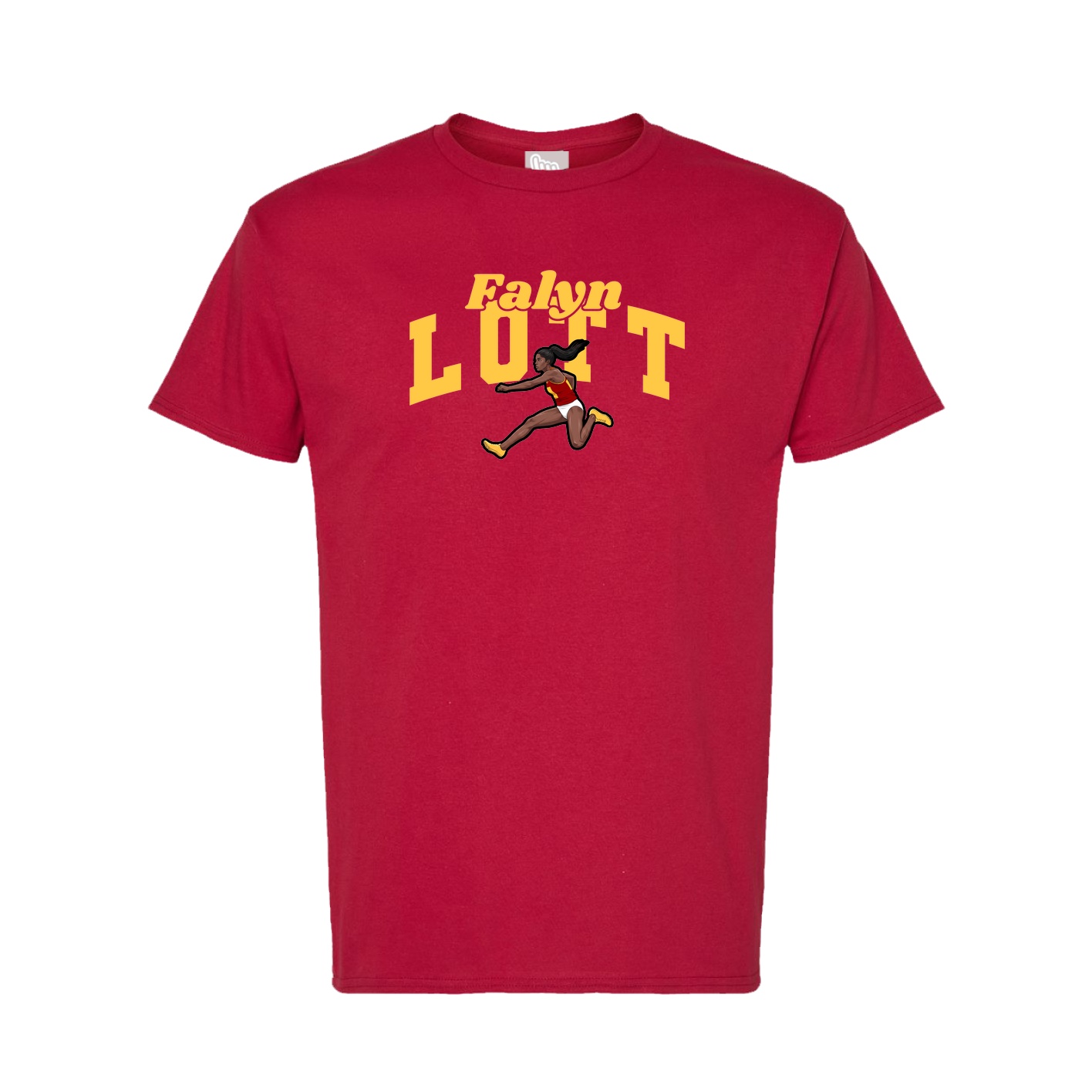 Tee — Signature Arch in Crimson
