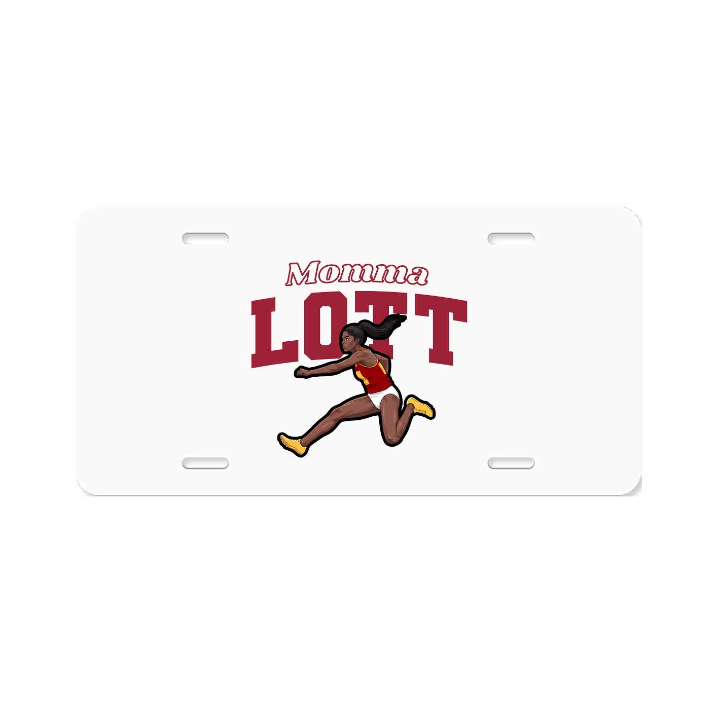 License Plate — Mothers Day Block in Classic