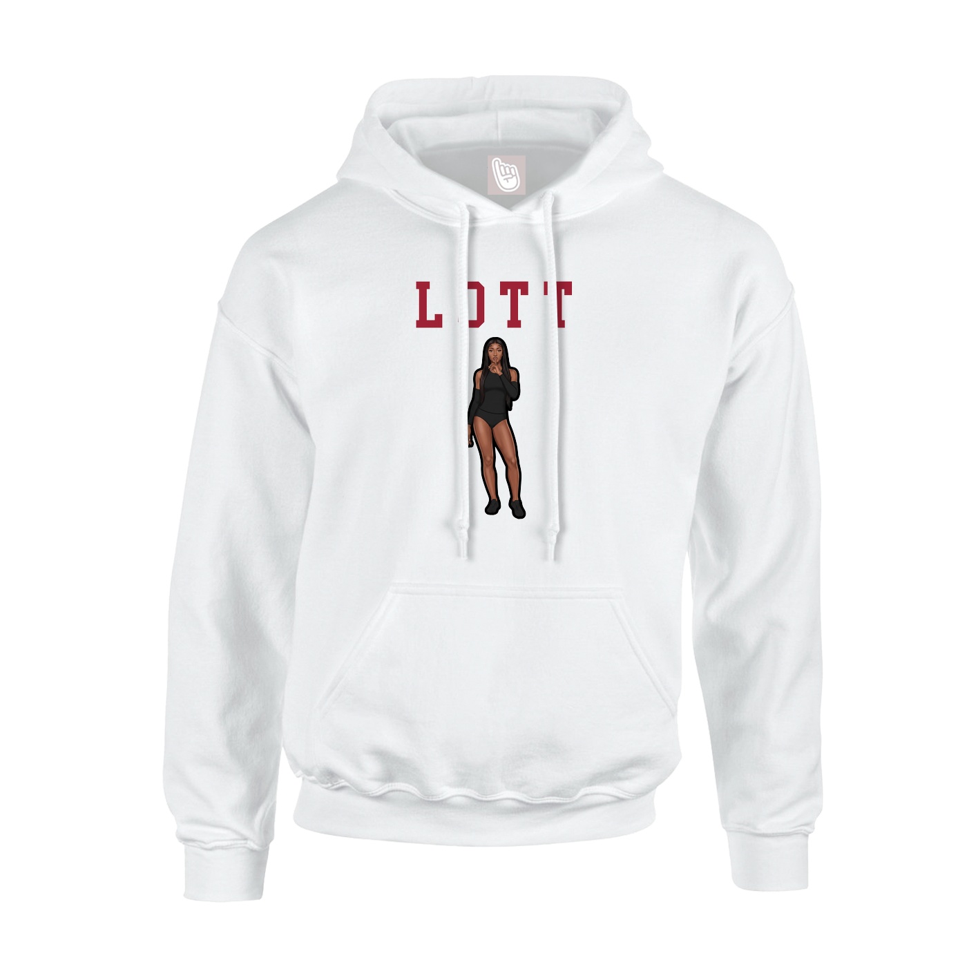 Youth Hoodie — Shirsey in White