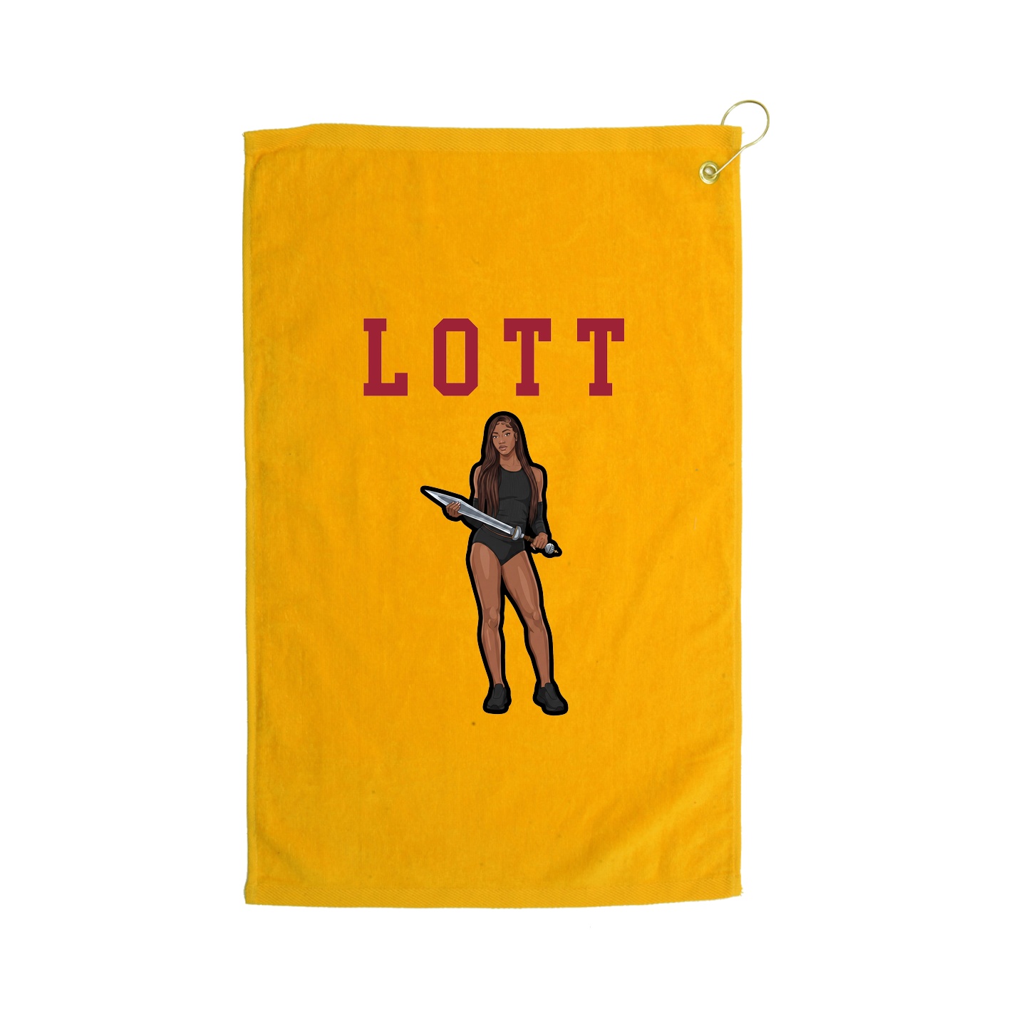 Golf Towel — Shirsey in Gold