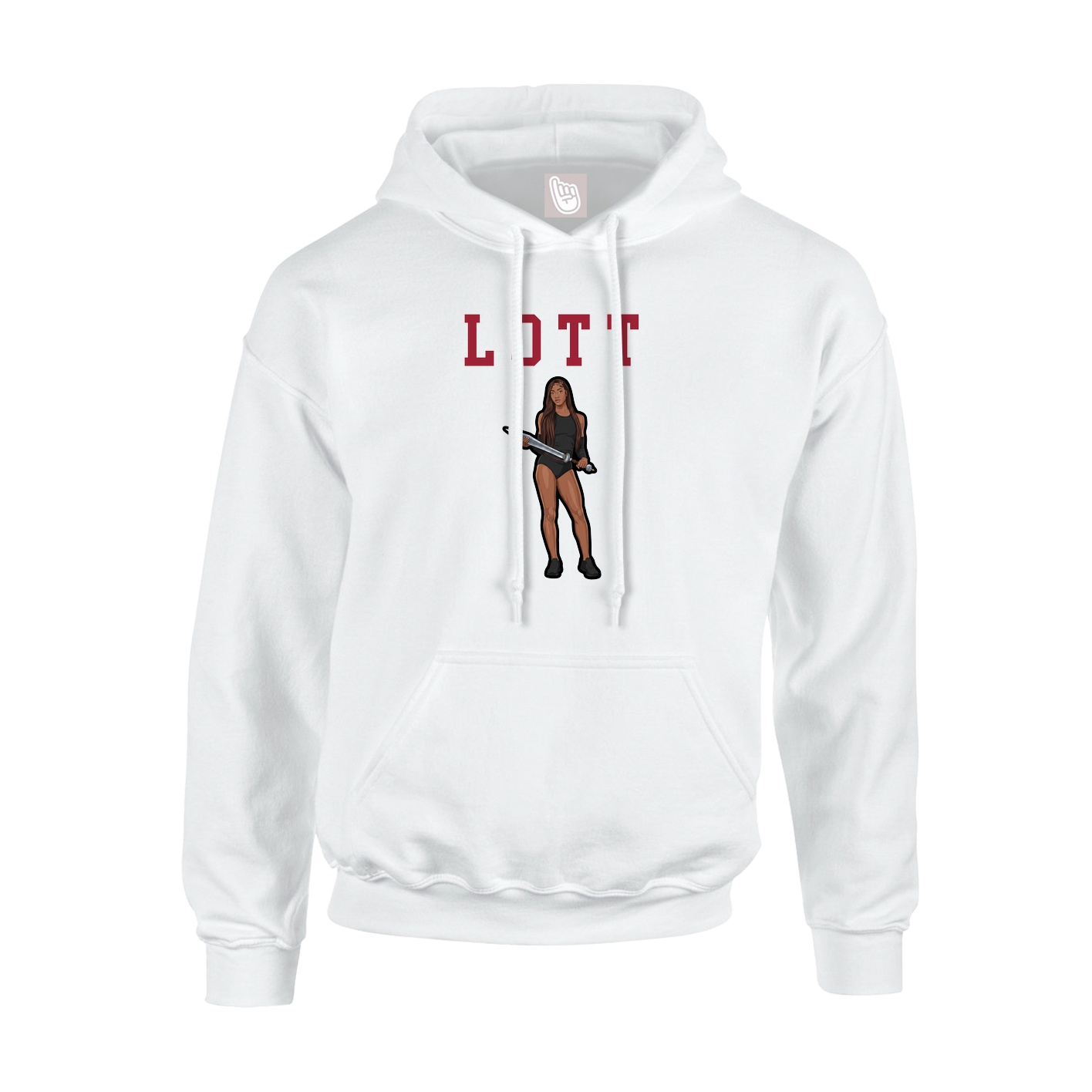 Hoodie — Shirsey in White
